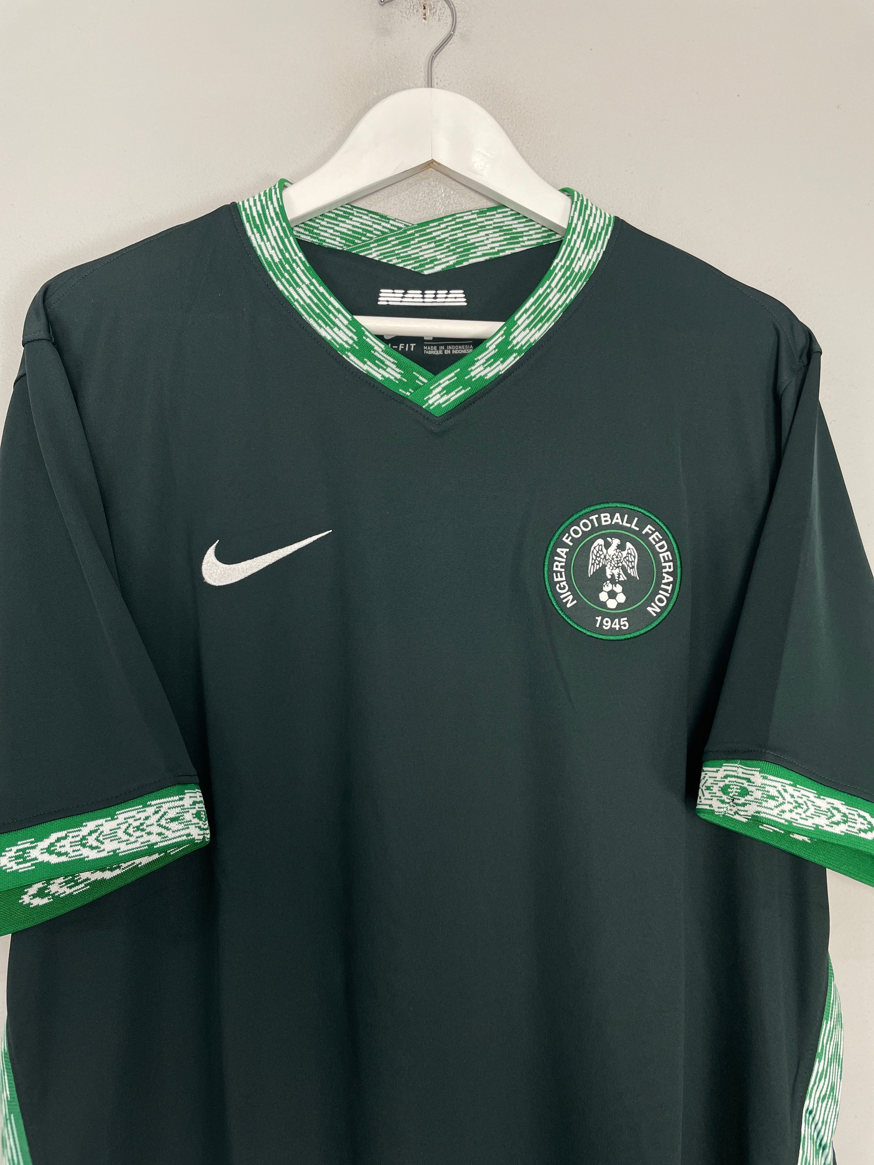Shop 2020/21 NIGERIA AWAY SHIRT (XXL) NIKE, classic football shirts, vintage football shirts & retro soccer jerseys at Cult Kits