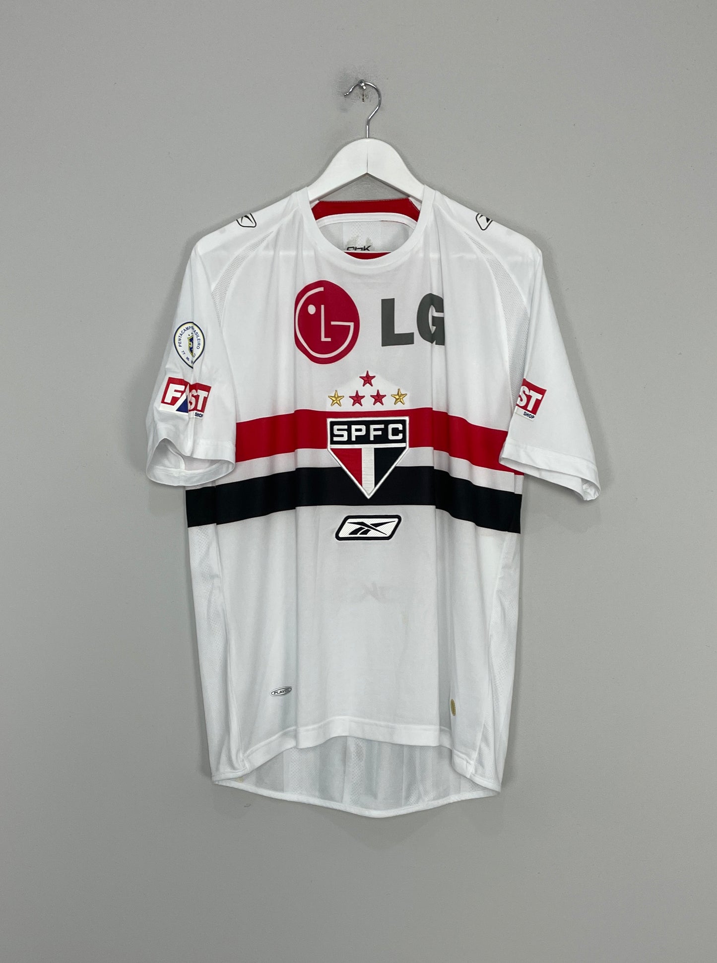 2008/09 SAO PAULO ADRIANO 'X' HOME SHIRT (XL) REEBOK