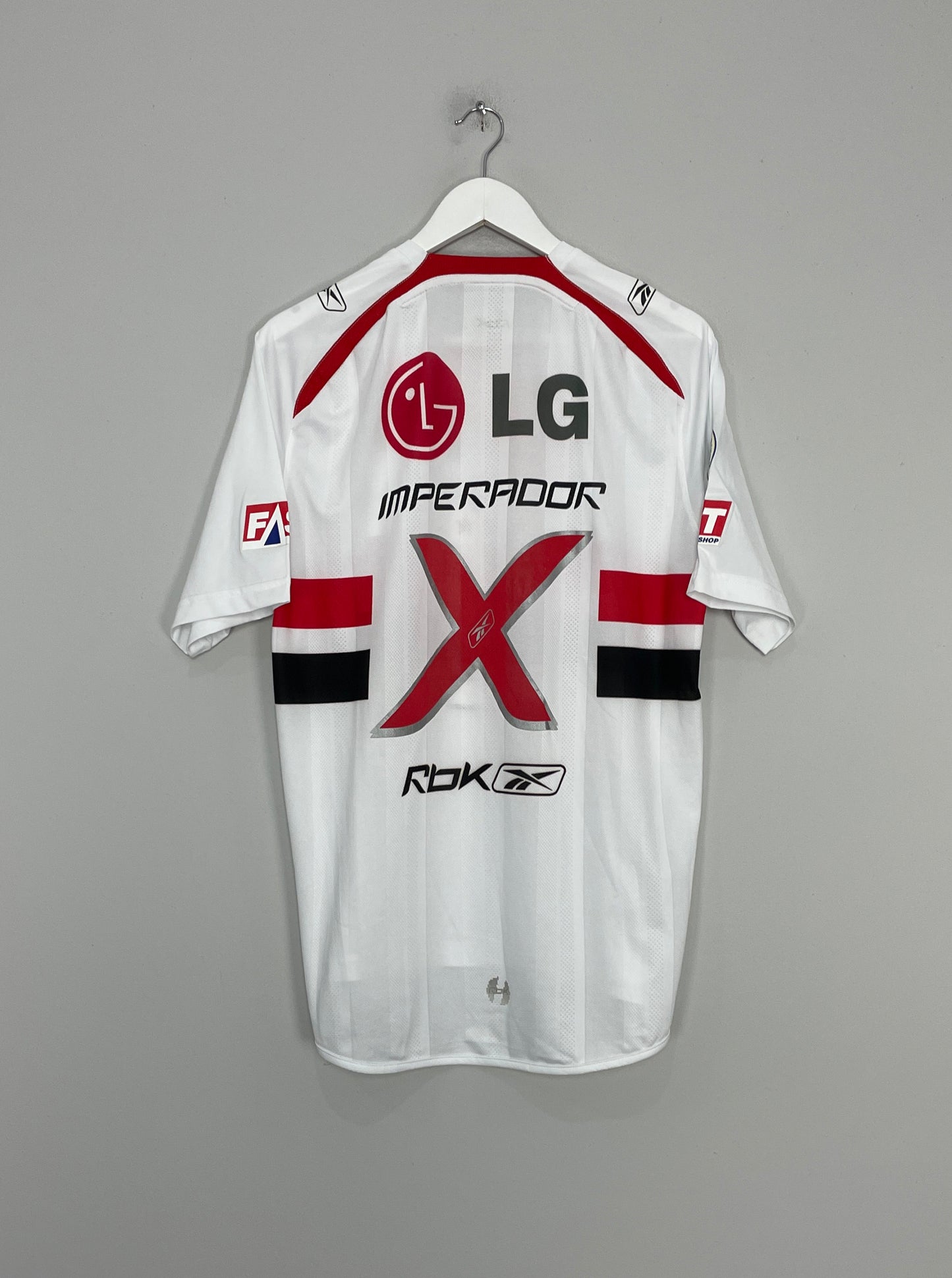 2008/09 SAO PAULO ADRIANO 'X' HOME SHIRT (XL) REEBOK
