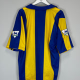 Shop 1993/94 LEEDS UNITED AWAY SHIRT (XL) ASICS, classic football shirts, vintage football shirts & retro soccer jerseys at Cult Kits