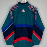 Shop 1995/97 BARCELONA TRACK JACKET (L) KAPPA, classic football shirts, vintage football shirts & retro soccer jerseys at Cult Kits