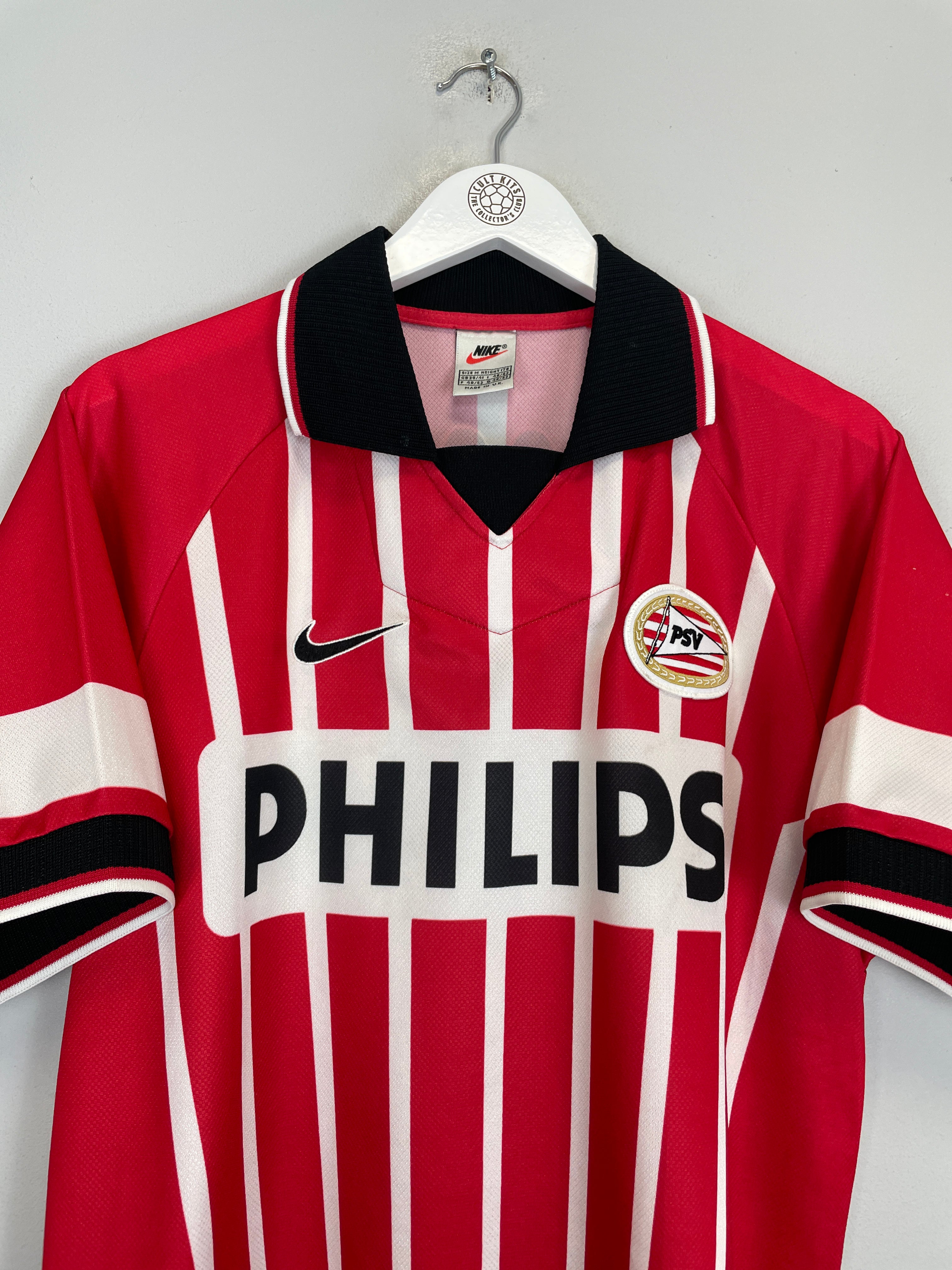 Shop 1997/98 PSV COCU #7 HOME SHIRT (M) NIKE, classic football shirts, vintage football shirts & retro soccer jerseys at Cult Kits