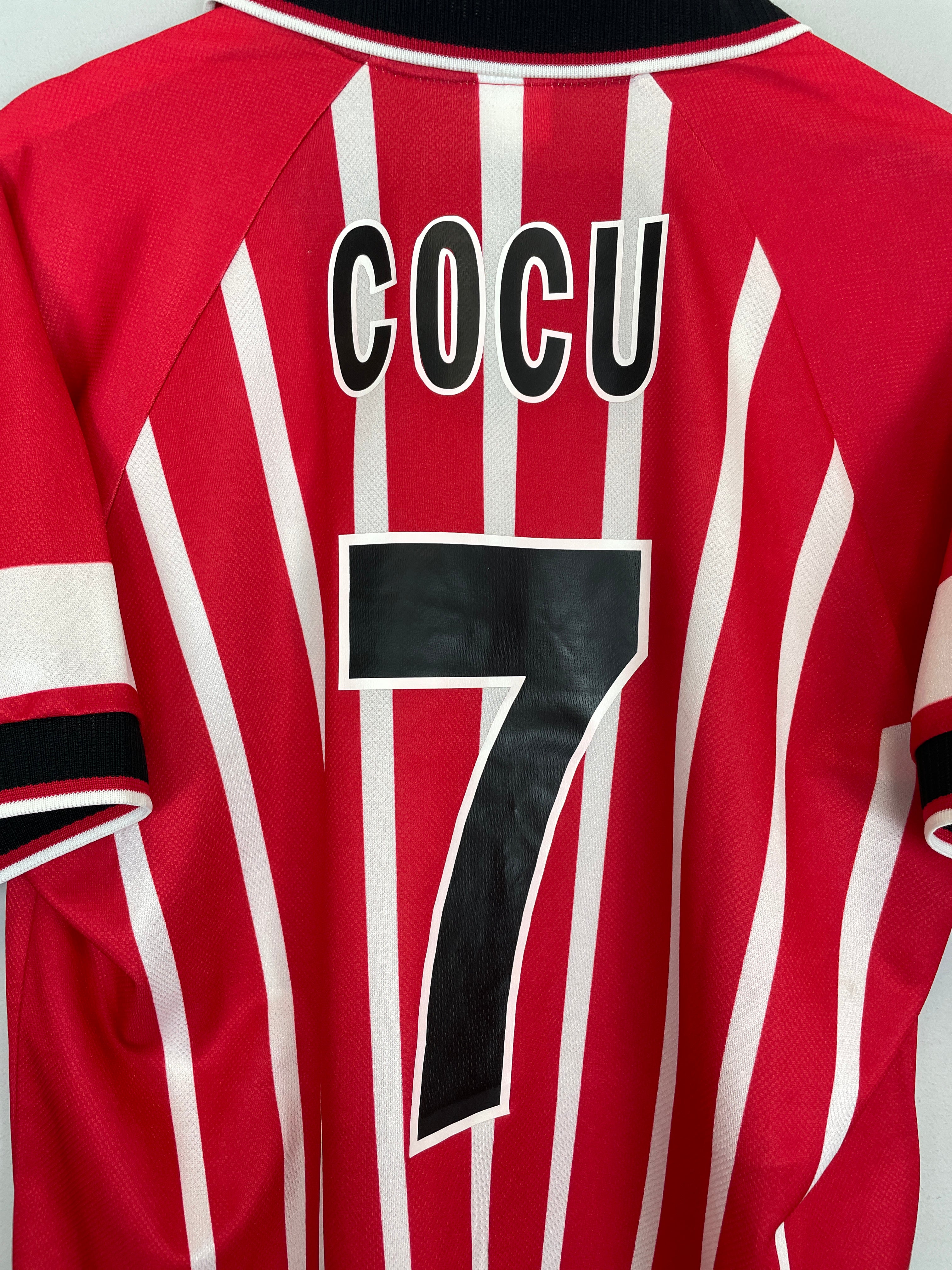 Shop 1997/98 PSV COCU #7 HOME SHIRT (M) NIKE, classic football shirts, vintage football shirts & retro soccer jerseys at Cult Kits