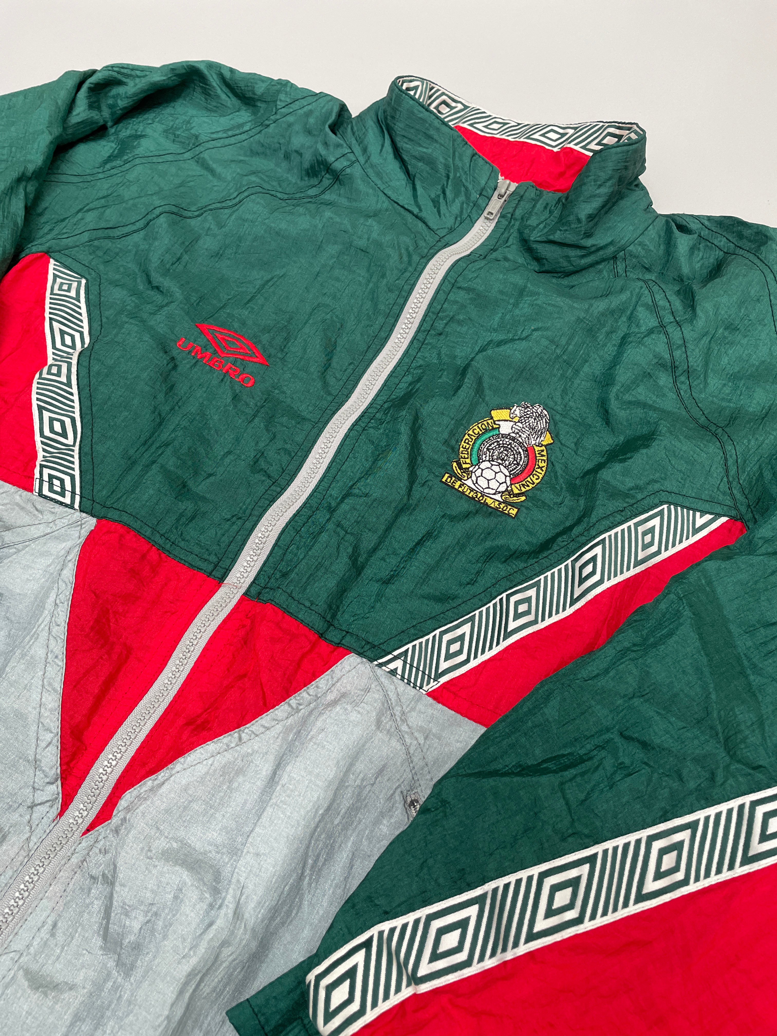Shop 1993/94 MEXICO FULL TRACKSUIT (XL) UMBRO, classic football shirts, vintage football shirts & retro soccer jerseys at Cult Kits
