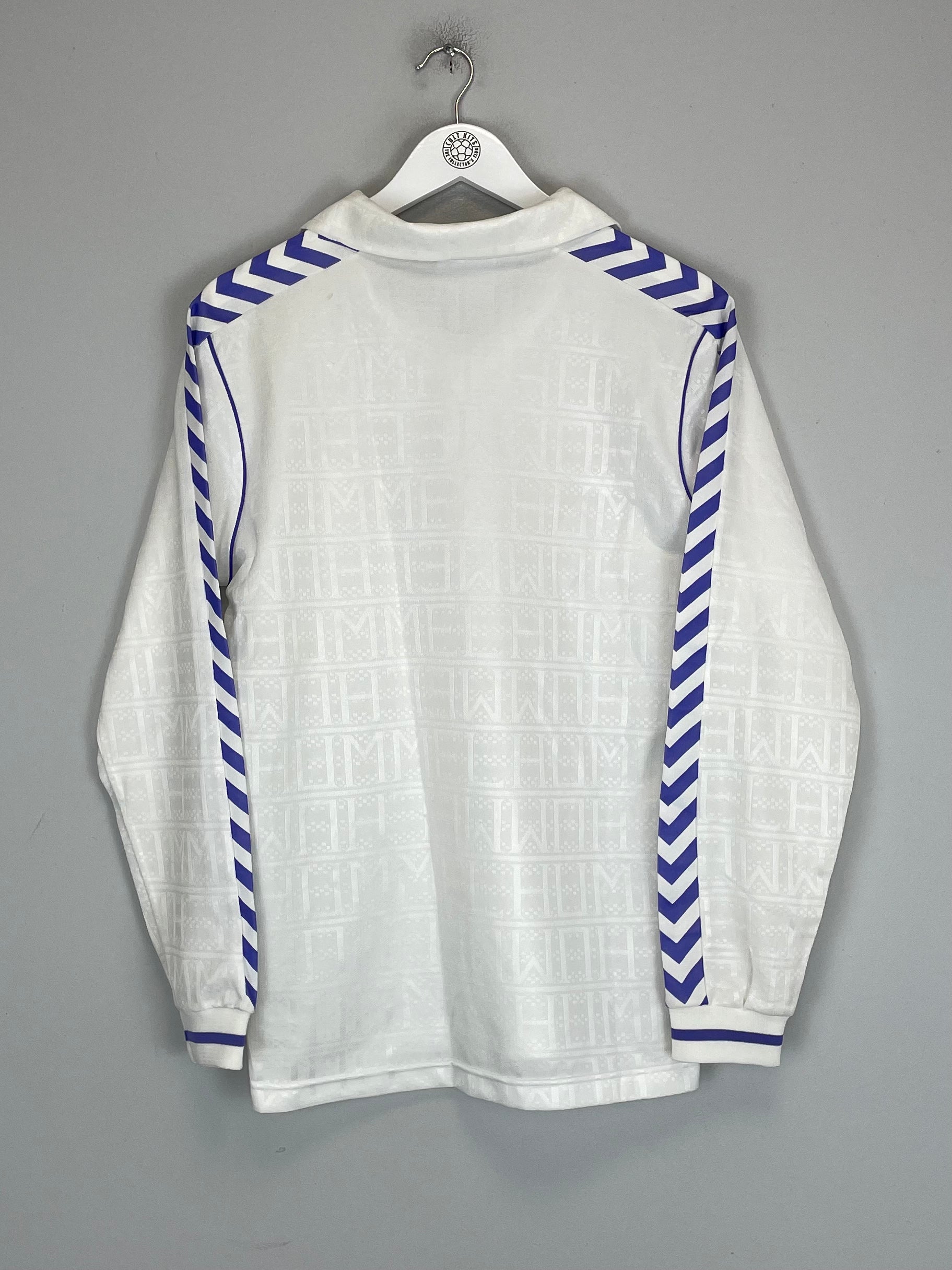 Shop 1989/90 REAL MADRID L/S *MINT* HOME SHIRT (L) HUMMEL, classic football shirts, vintage football shirts & retro soccer jerseys at Cult Kits