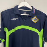 Shop 2005/06 NORTHERN IRELAND TRAINING SHIRT (M) UMBRO, classic football shirts, vintage football shirts & retro soccer jerseys at Cult Kits