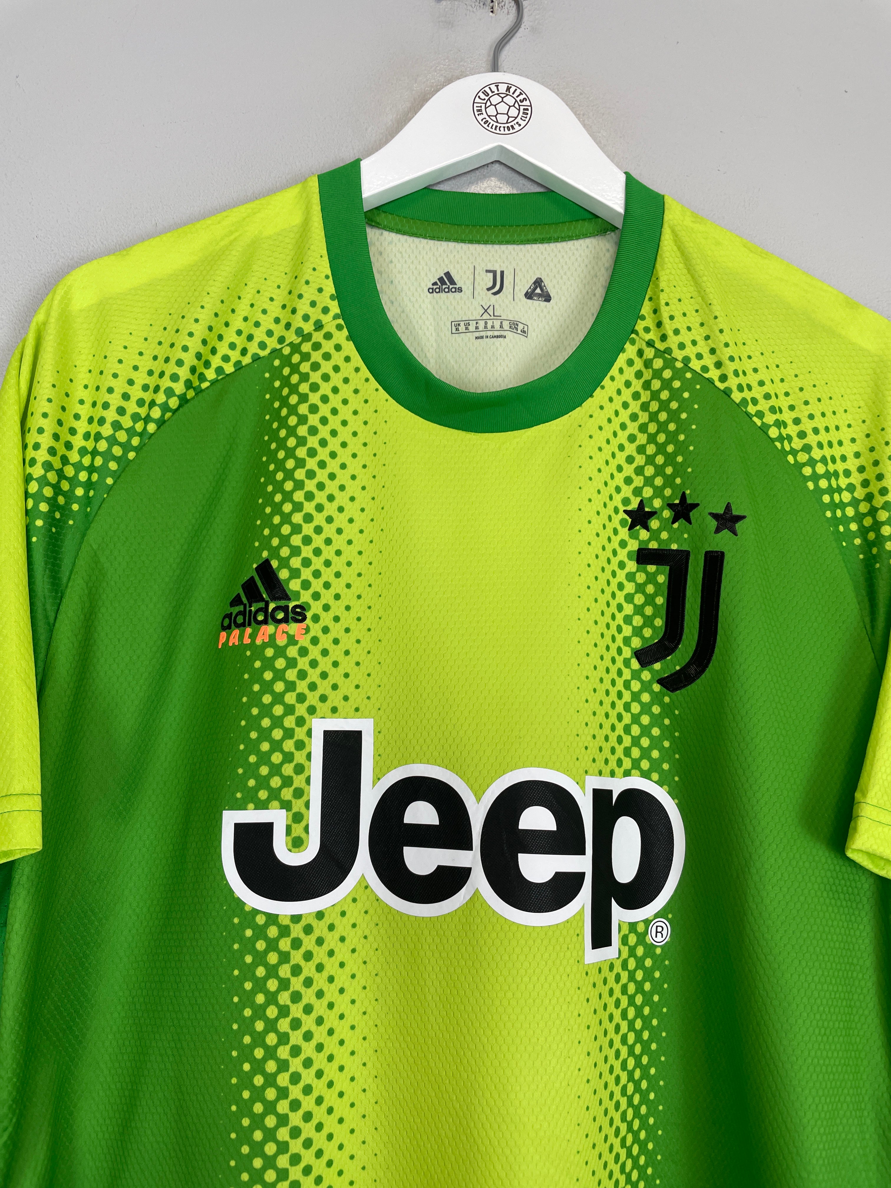 Shop 2019/20 JUVENTUS X PALACE *AUTHENTIC* GK SHIRT (XL) ADIDAS, classic football shirts, vintage football shirts & retro soccer jerseys at Cult Kits
