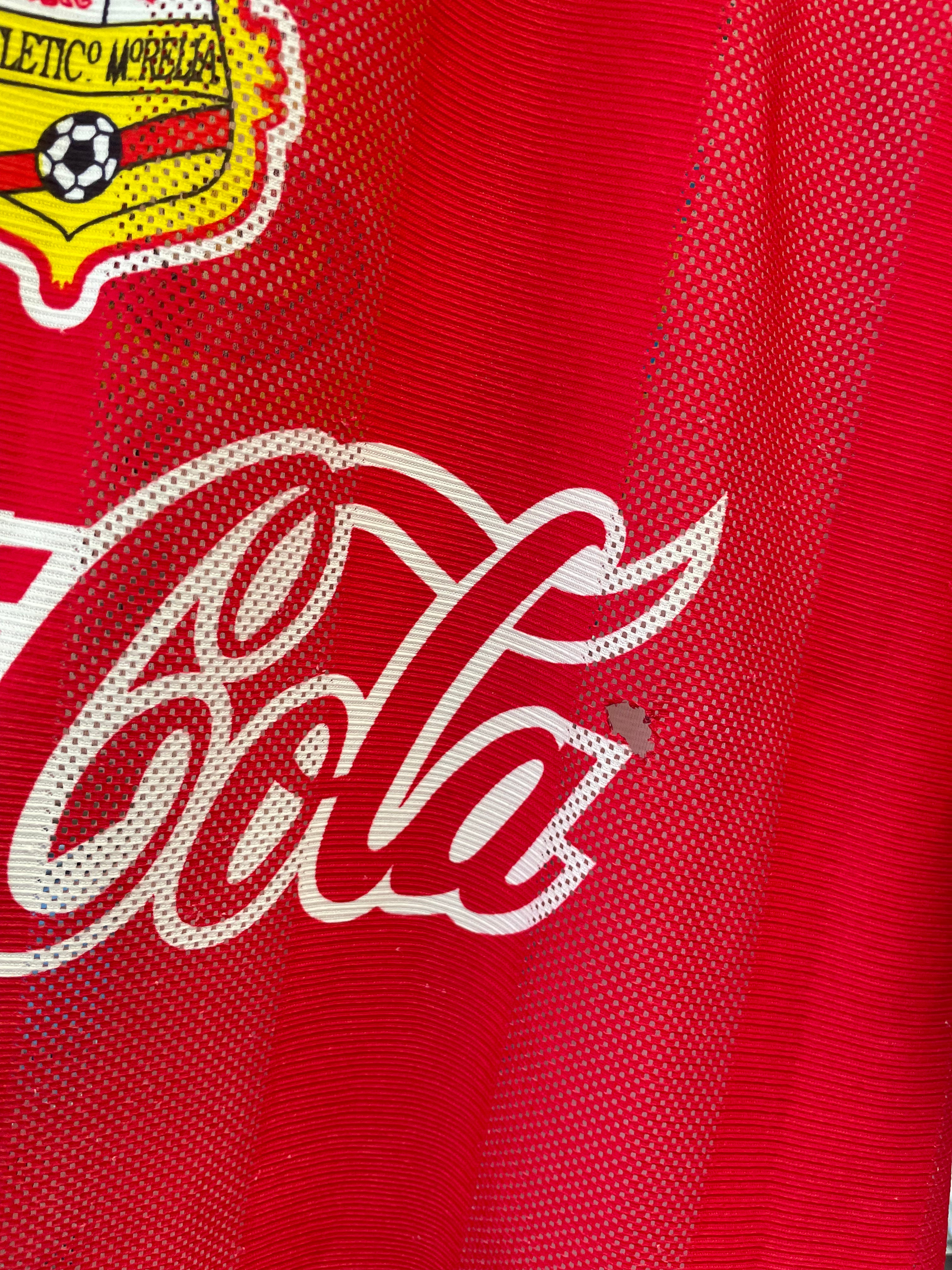 Shop 1998/99 MONARCAS MORELIA AWAY SHIRT (XL) ATLETICA, classic football shirts, vintage football shirts & retro soccer jerseys at Cult Kits