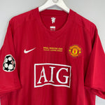 Shop 2007/08 MANCHESTER UNITED GIGGS #11 *C/L FINAL* HOME SHIRT (XXXL) NIKE, classic football shirts, vintage football shirts & retro soccer jerseys at Cult Kits