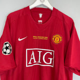 Shop 2007/08 MANCHESTER UNITED GIGGS #11 *C/L FINAL* HOME SHIRT (XXXL) NIKE, classic football shirts, vintage football shirts & retro soccer jerseys at Cult Kits