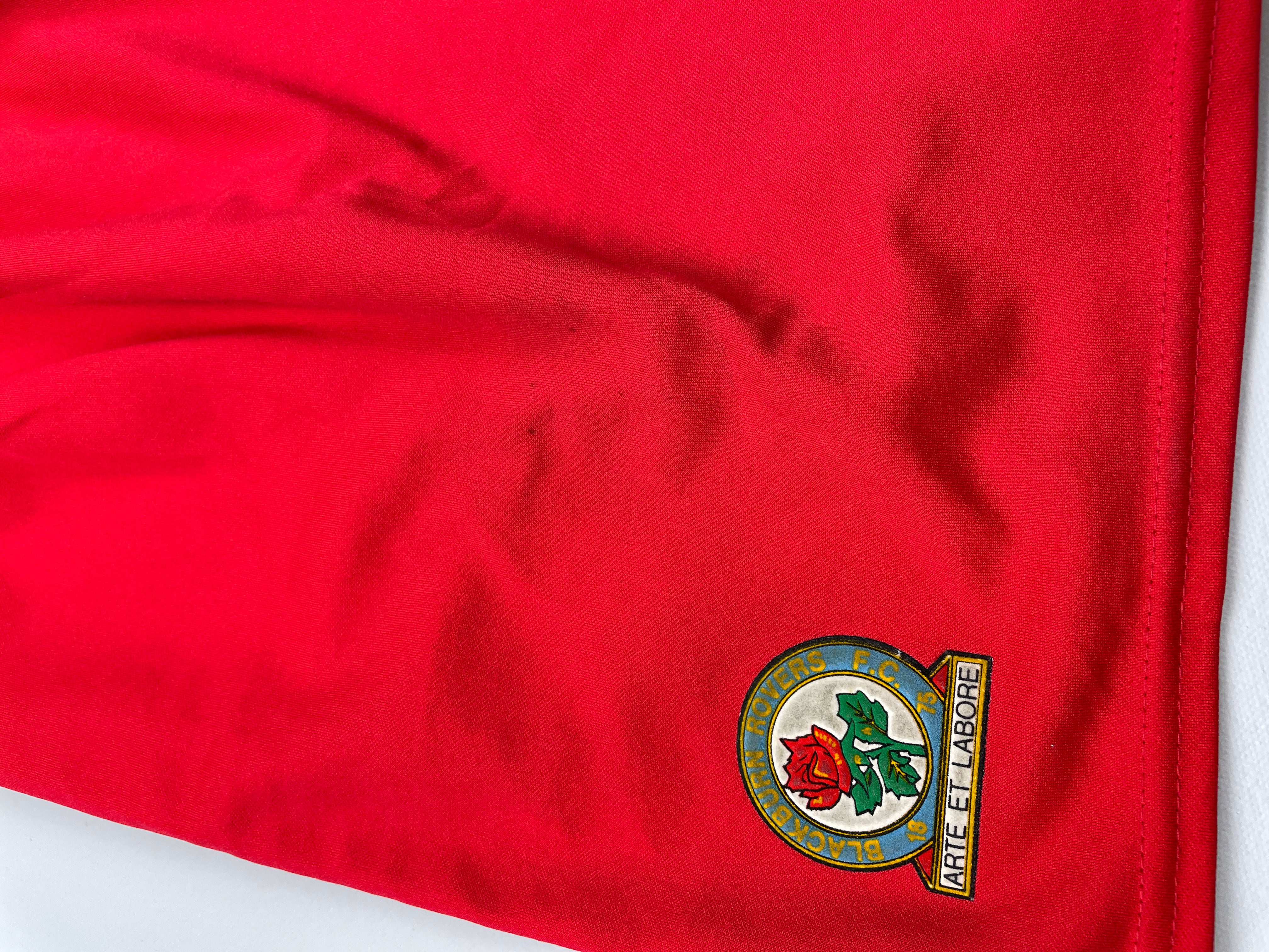 Shop 1996/98 BLACKBURN ROVERS AWAY SHORTS (L) ASICS, classic football shirts, vintage football shirts & retro soccer jerseys at Cult Kits