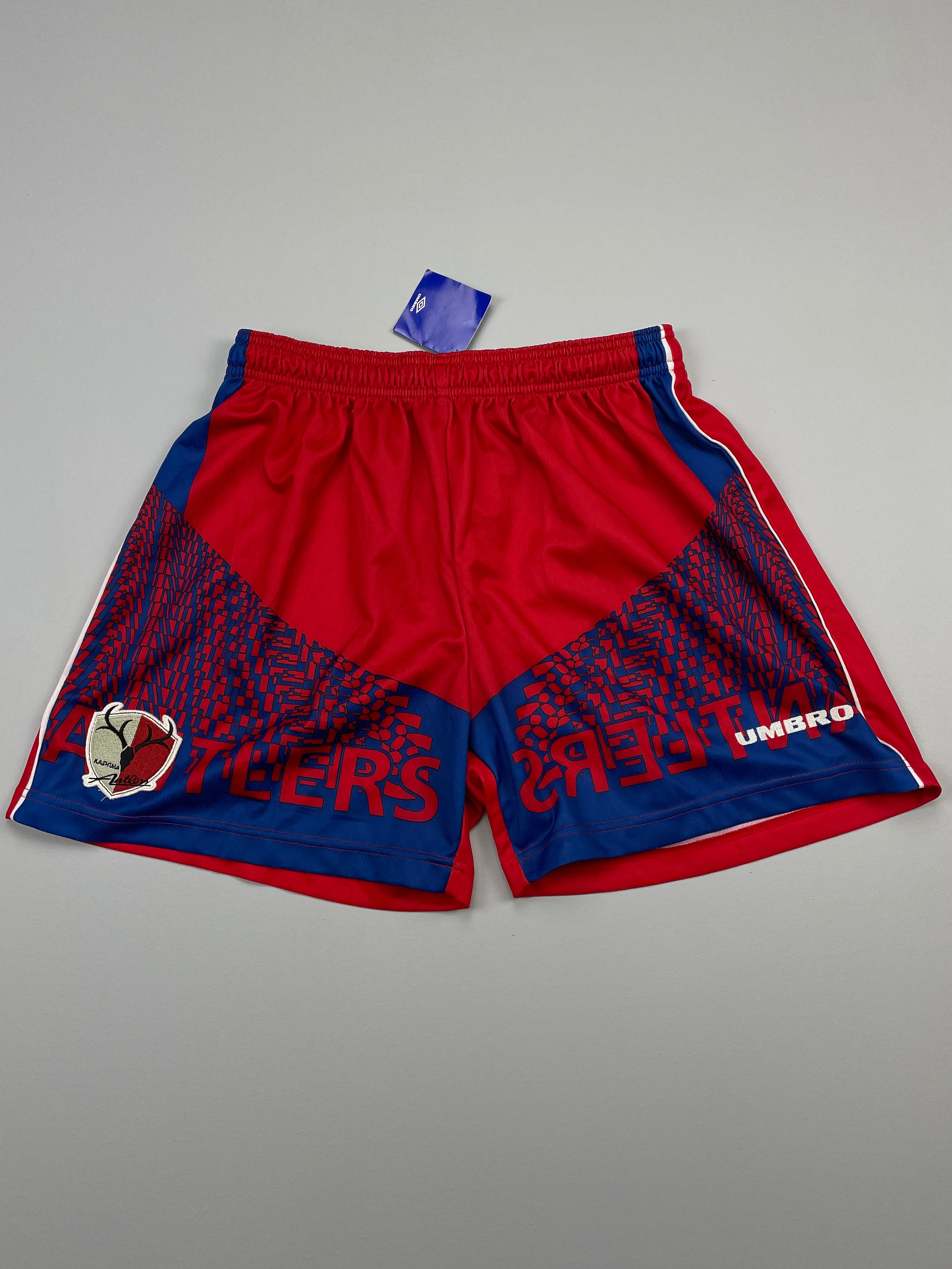 Shop 1997/98 KASHIMA ANTLERS *BNWT* HOME SHORTS (XL) UMBRO, classic football shirts, vintage football shirts & retro soccer jerseys at Cult Kits