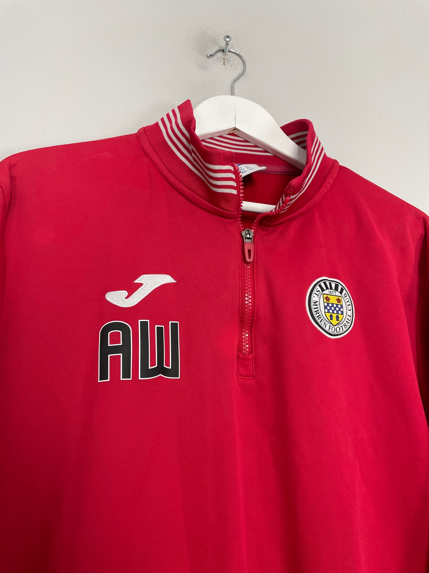 2021/22 ST MIRREN AW STAFF ISSUE 1/4 ZIP JACKET (XL) JOMA