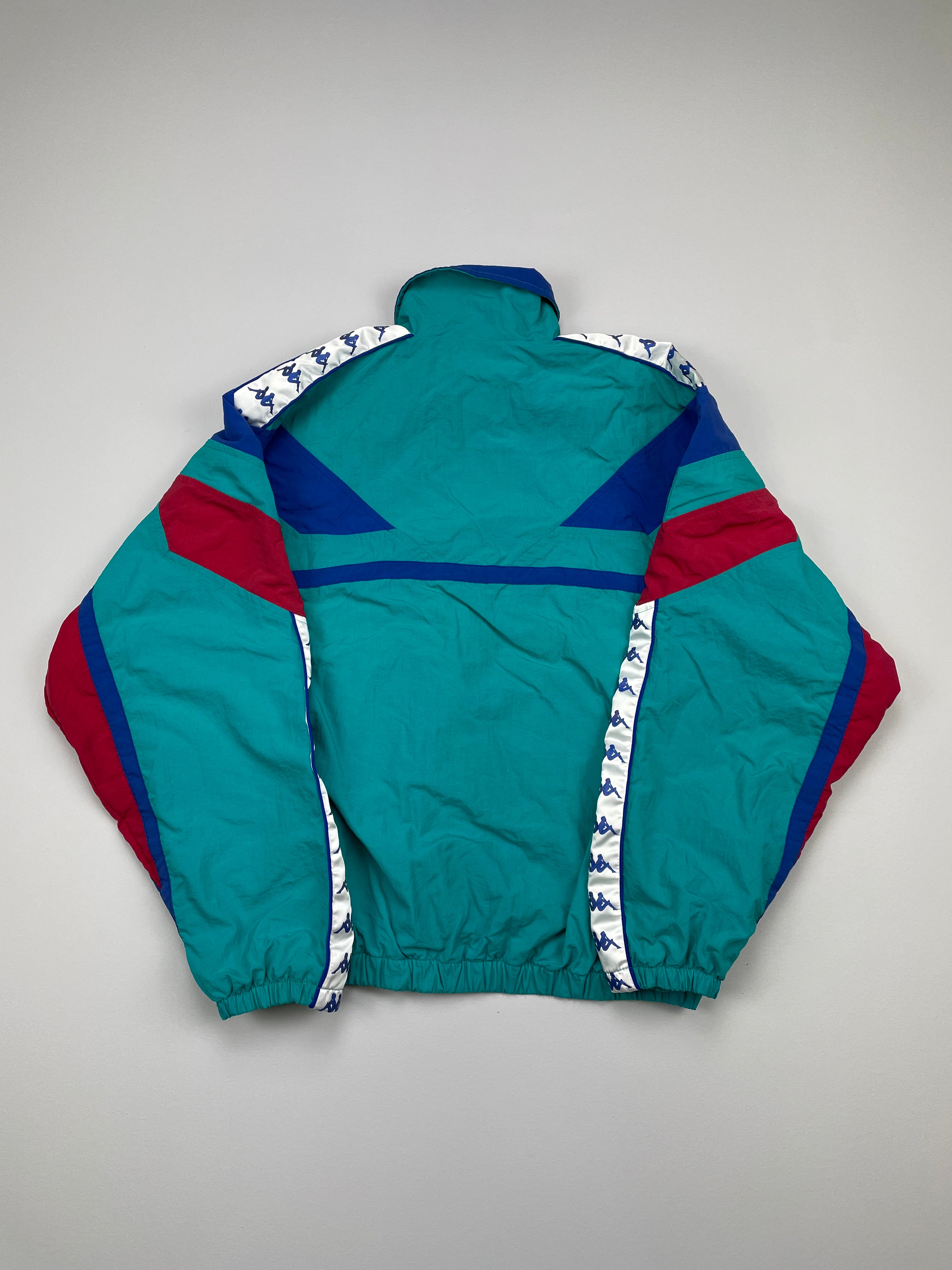 Shop 1992/95 BARCELONA FULL TRACKSUIT (M) KAPPA, classic football shirts, vintage football shirts & retro soccer jerseys at Cult Kits