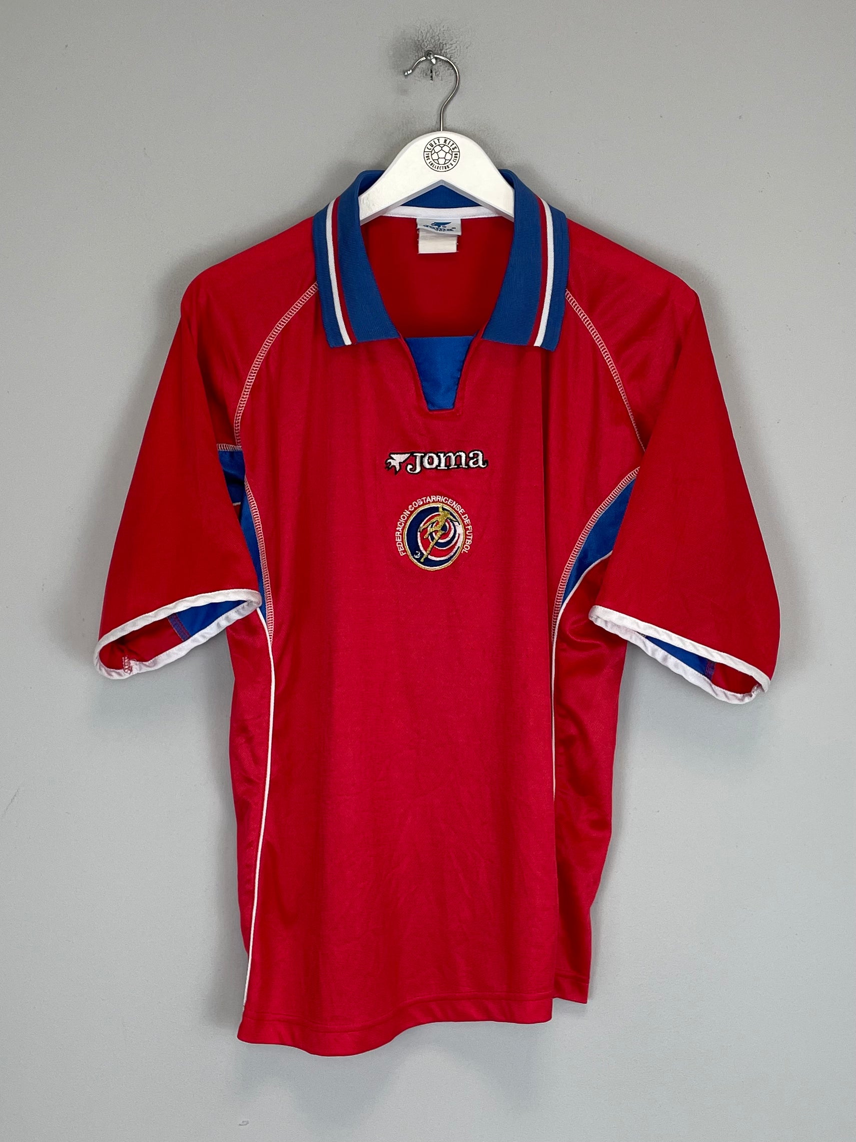 Shop 2002/03 COSTA RICA HOME SHIRT (S/M) JOMA, classic football shirts, vintage football shirts & retro soccer jerseys at Cult Kits