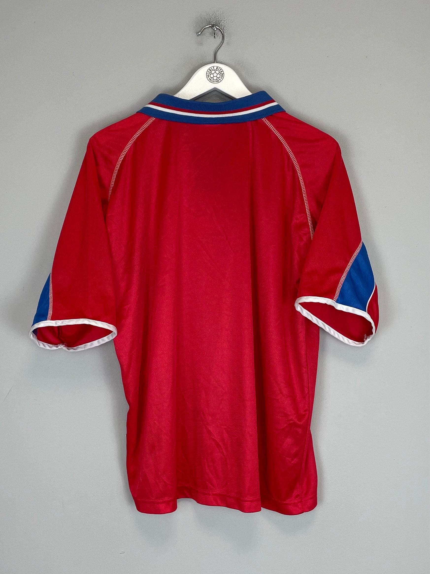 Shop 2002/03 COSTA RICA HOME SHIRT (S/M) JOMA, classic football shirts, vintage football shirts & retro soccer jerseys at Cult Kits