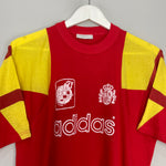 Shop 1992/94 SPAIN TRAINING SHIRT (S) ADIDAS, classic football shirts, vintage football shirts & retro soccer jerseys at Cult Kits
