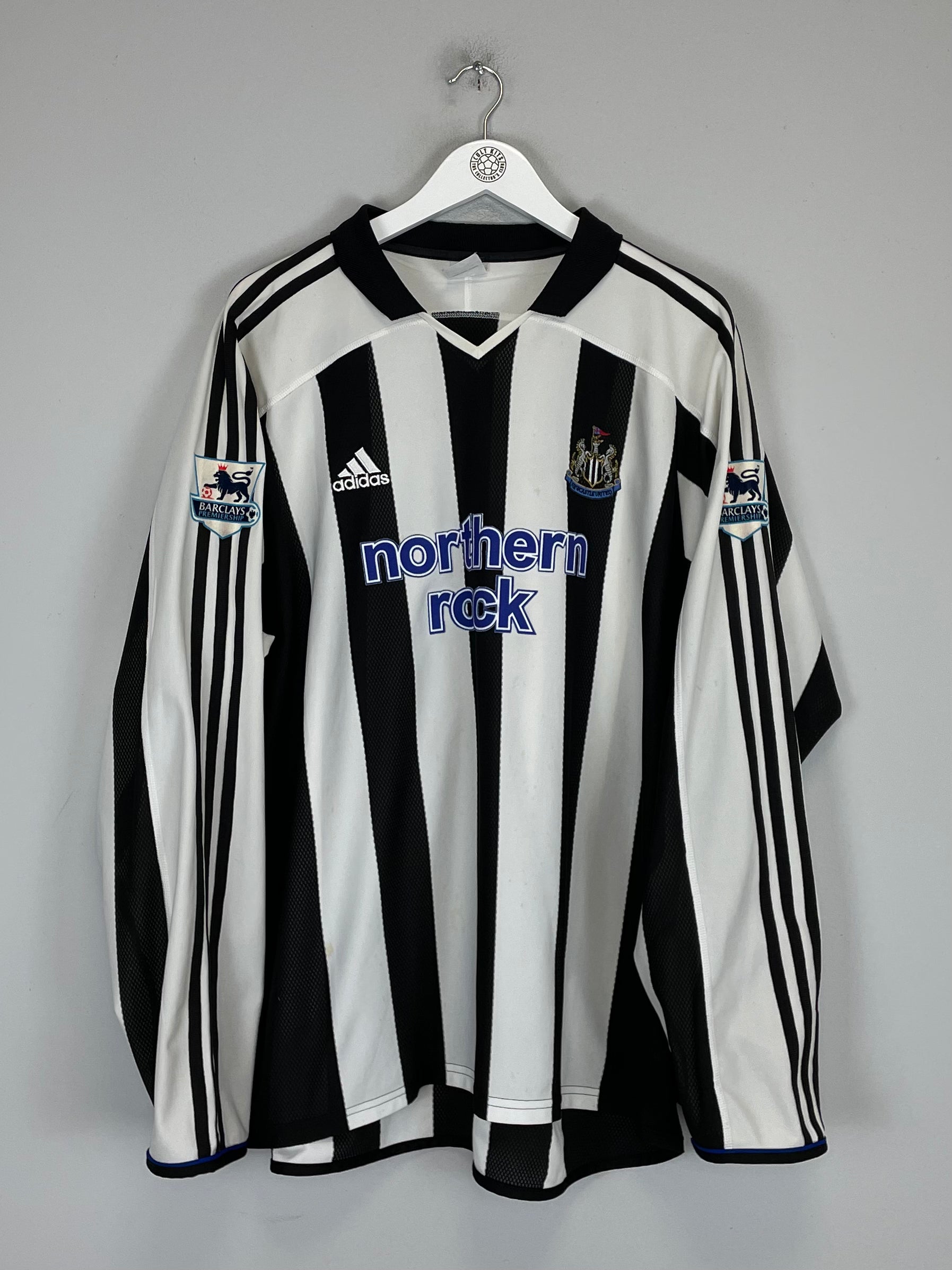 Shop 2003/05 NEWCASTLE UNITED SHEARER #9 L/S HOME SHIRT (XXL) ADIDAS, classic football shirts, vintage football shirts & retro soccer jerseys at Cult Kits
