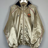 Shop 2001/02 BARCELONA TRACK JACKET (L) NIKE, classic football shirts, vintage football shirts & retro soccer jerseys at Cult Kits