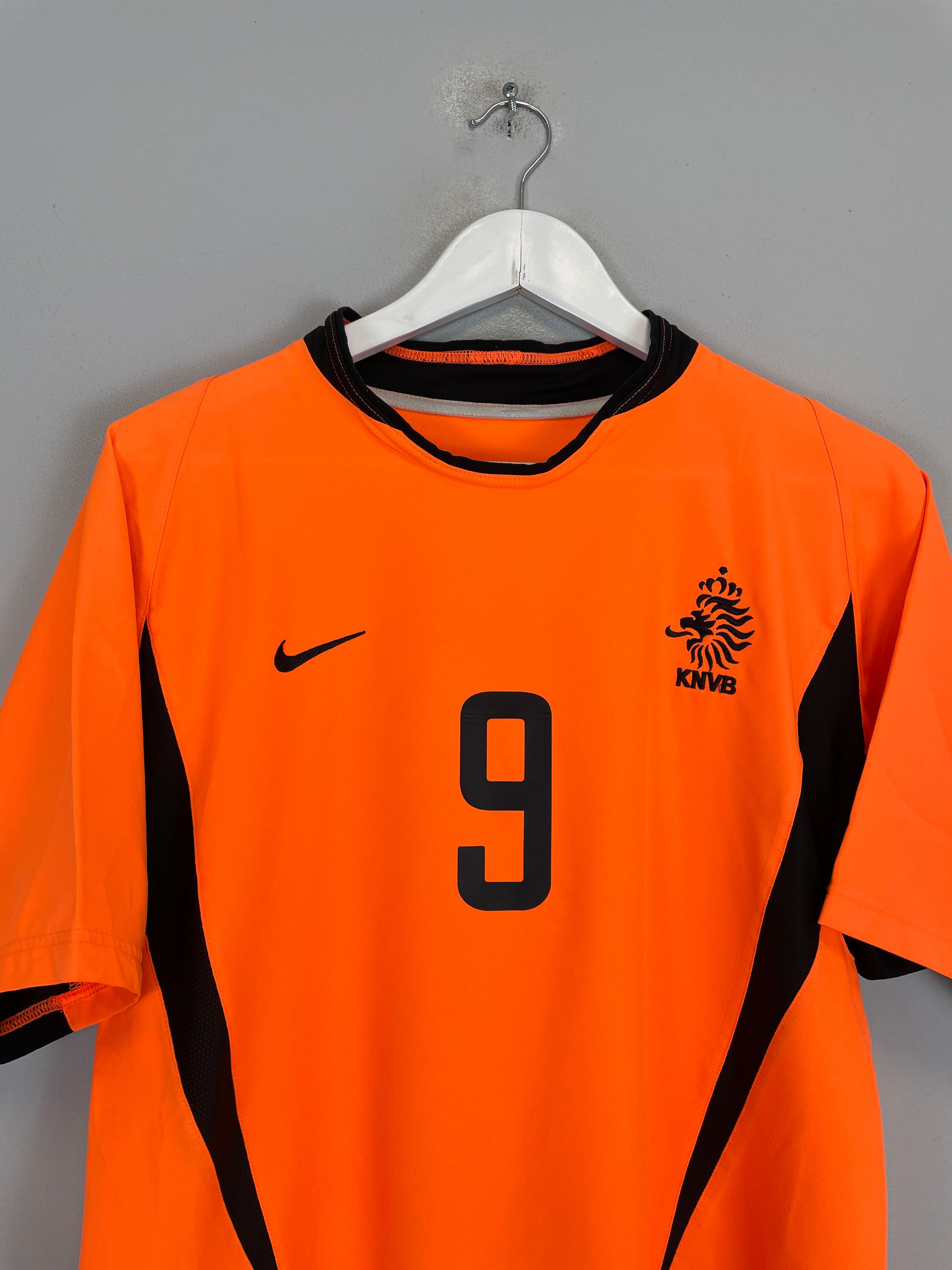 Shop 2002/04 NETHERLANDS V.NISTELROOY #9 HOME SHIRT (S) NIKE, classic football shirts, vintage football shirts & retro soccer jerseys at Cult Kits