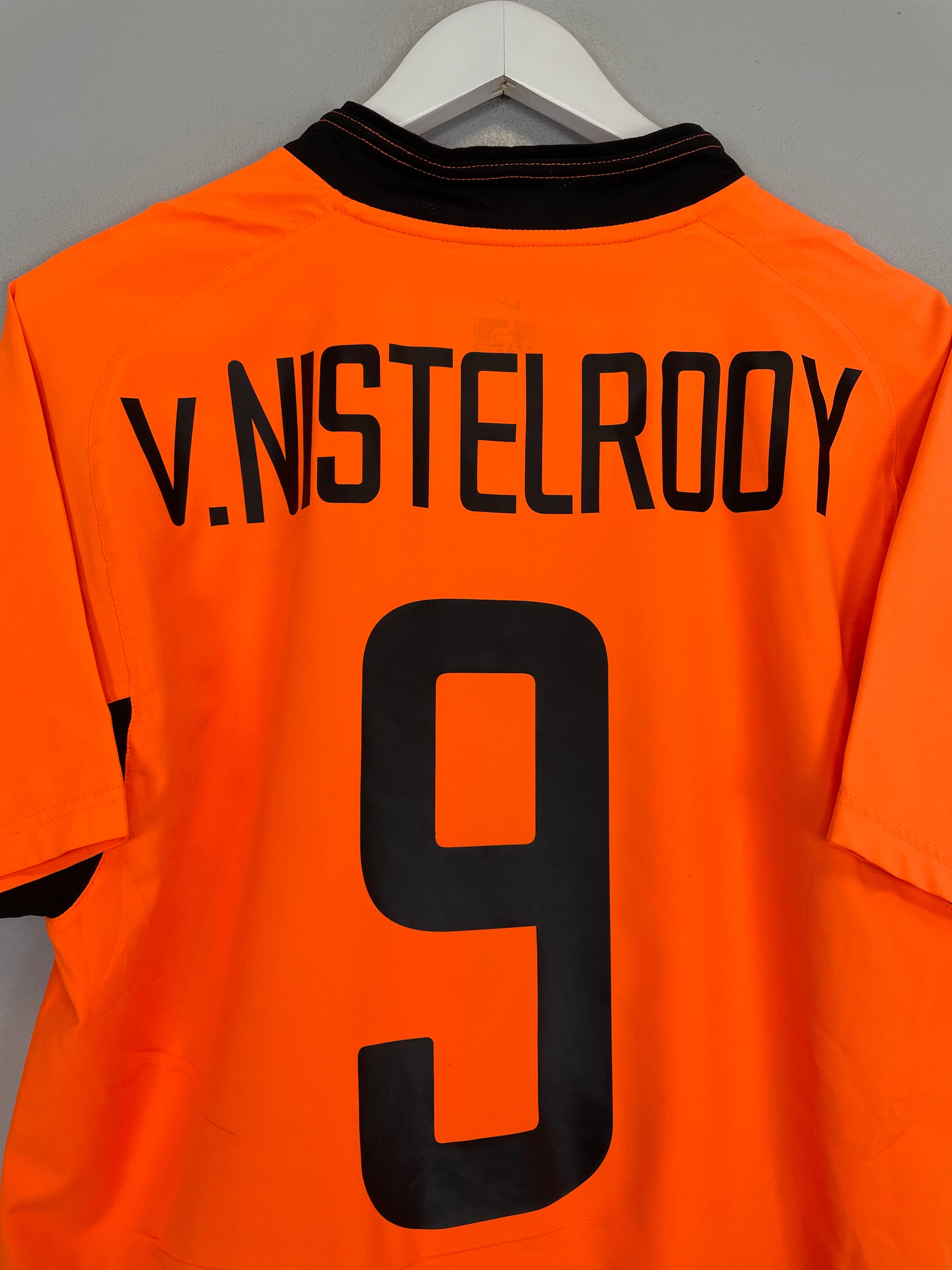 Shop 2002/04 NETHERLANDS V.NISTELROOY #9 HOME SHIRT (S) NIKE, classic football shirts, vintage football shirts & retro soccer jerseys at Cult Kits