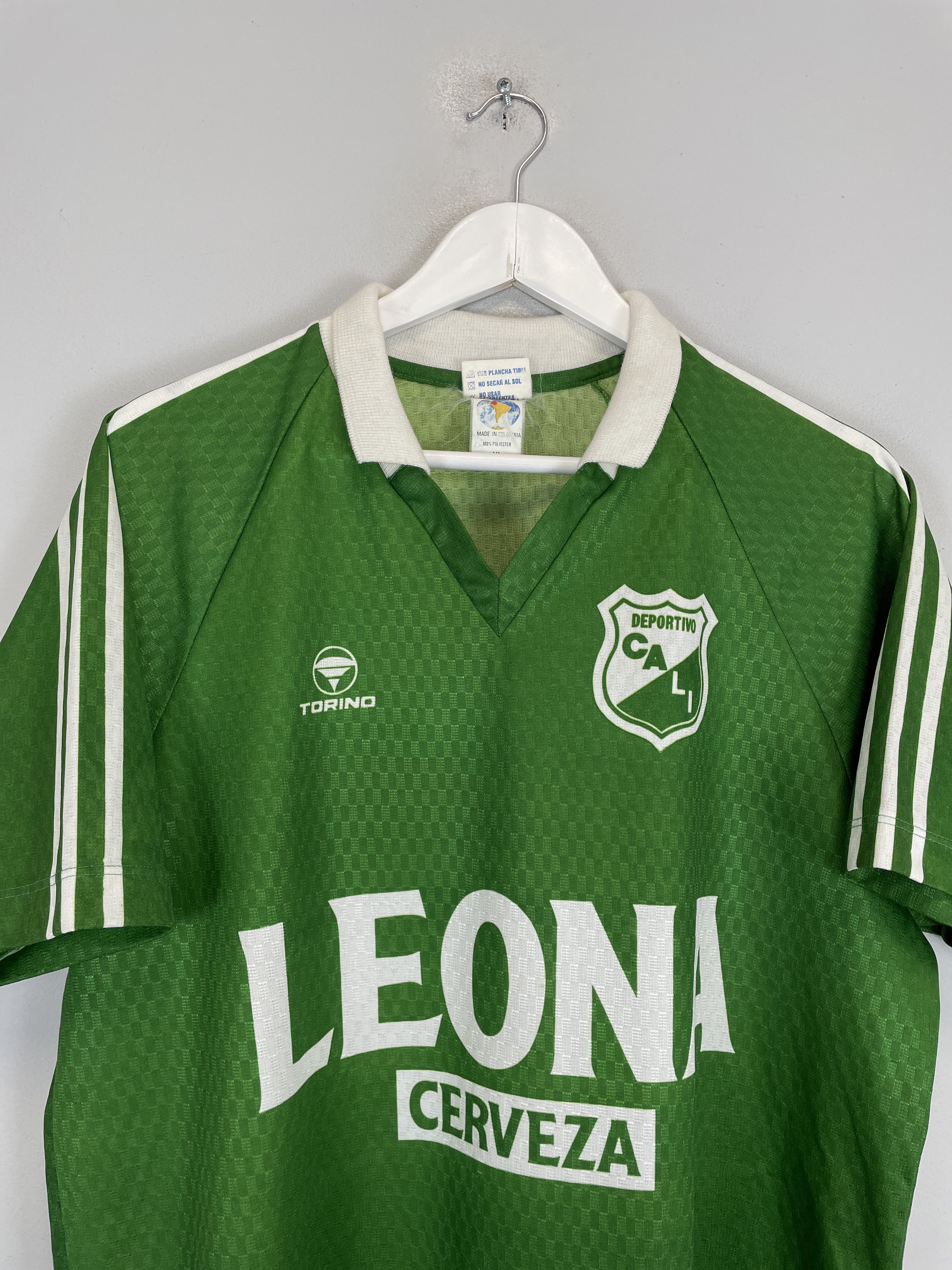 Shop 1996/97 DEPORTIVO CALI #11 HOME SHIRT (XL) TORINO, classic football shirts, vintage football shirts & retro soccer jerseys at Cult Kits
