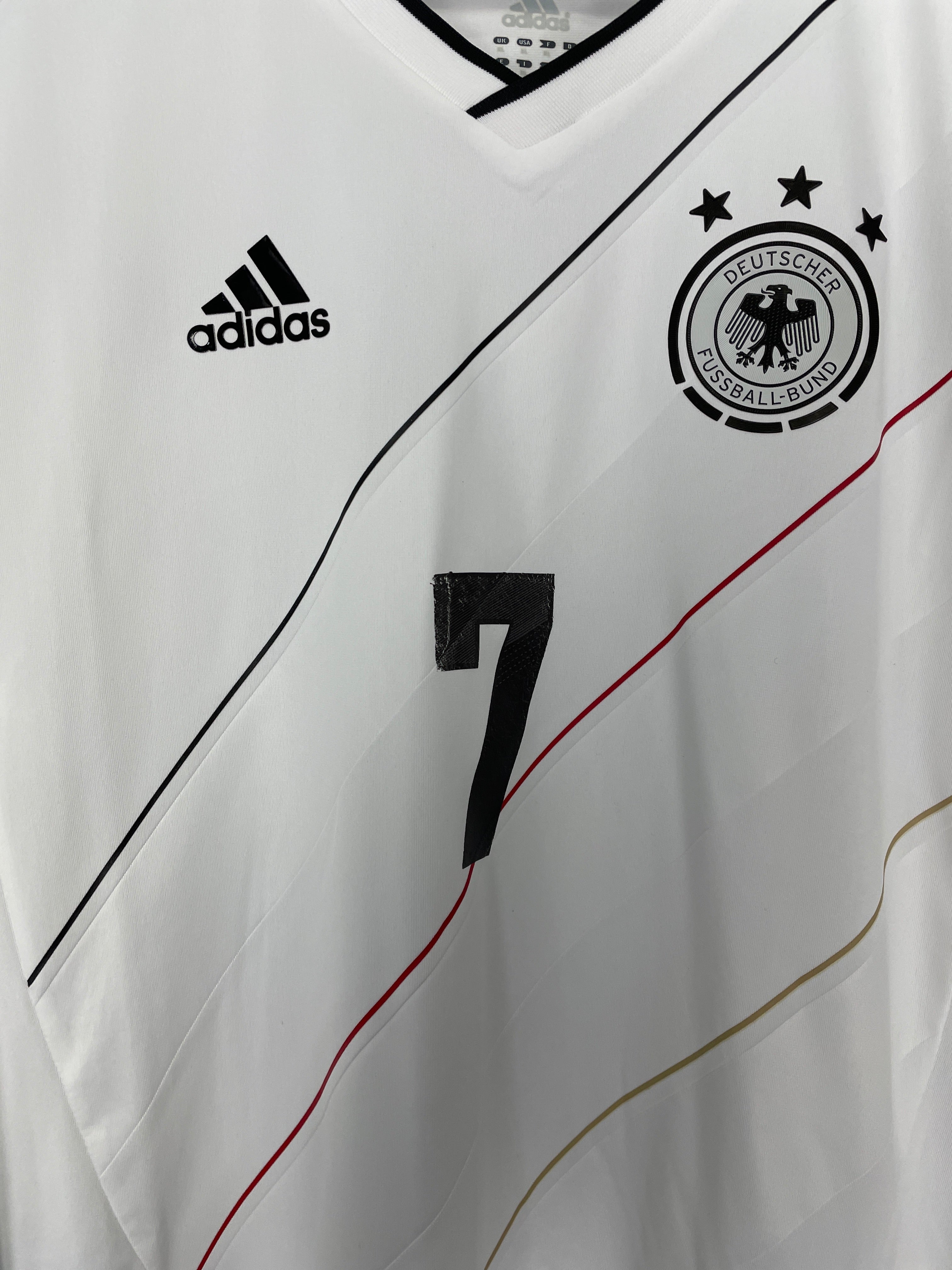 Shop 2012/13 GERMANY SCHWEINSTEIGER #7 *PLAYER ISSUE* L/S HOME SHIRT (XL) ADIDAS, classic football shirts, vintage football shirts & retro soccer jerseys at Cult Kits