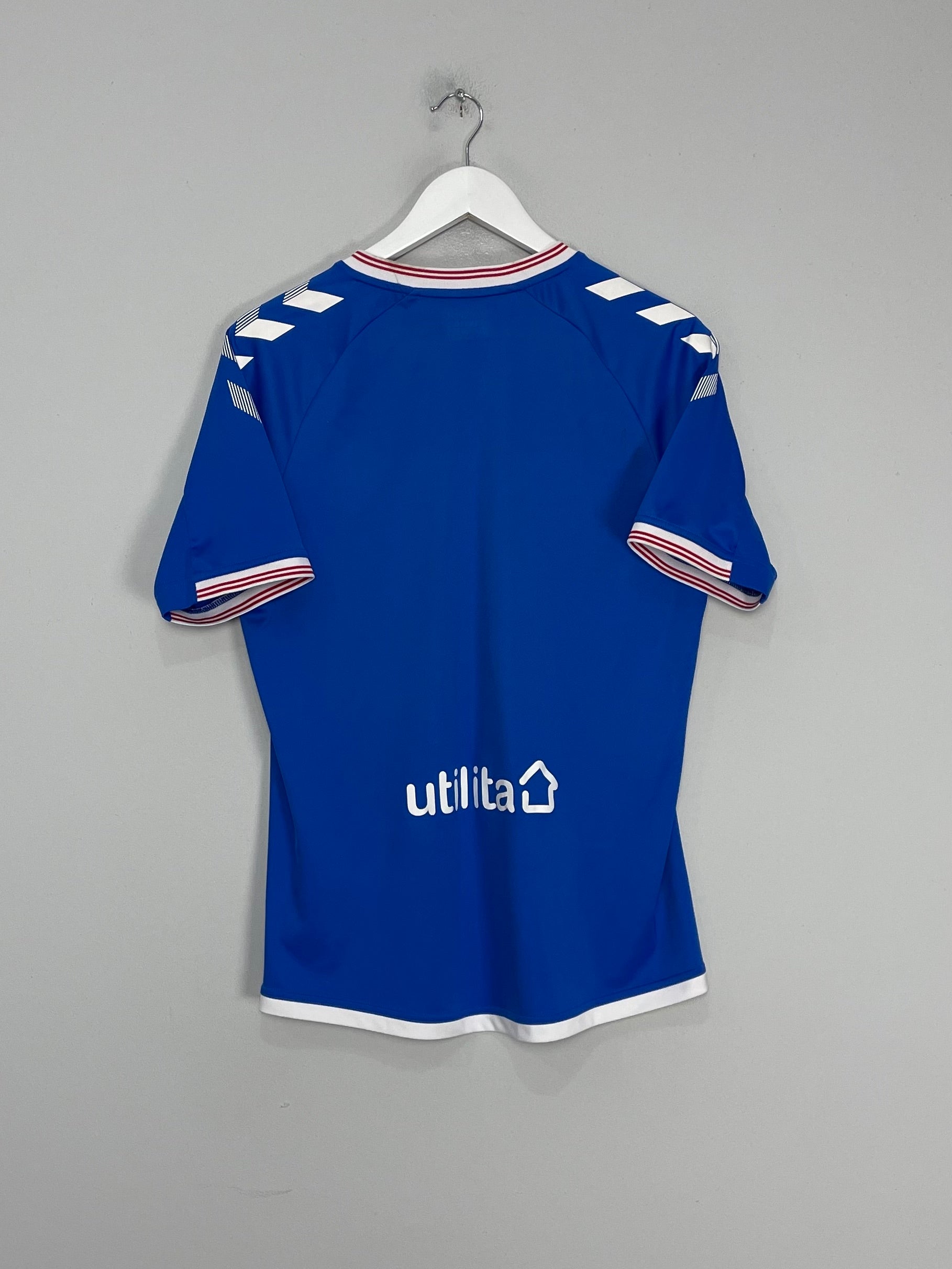 Shop 2019/20 RANGERS HOME SHIRT (M) HUMMEL, classic football shirts, vintage football shirts & retro soccer jerseys at Cult Kits