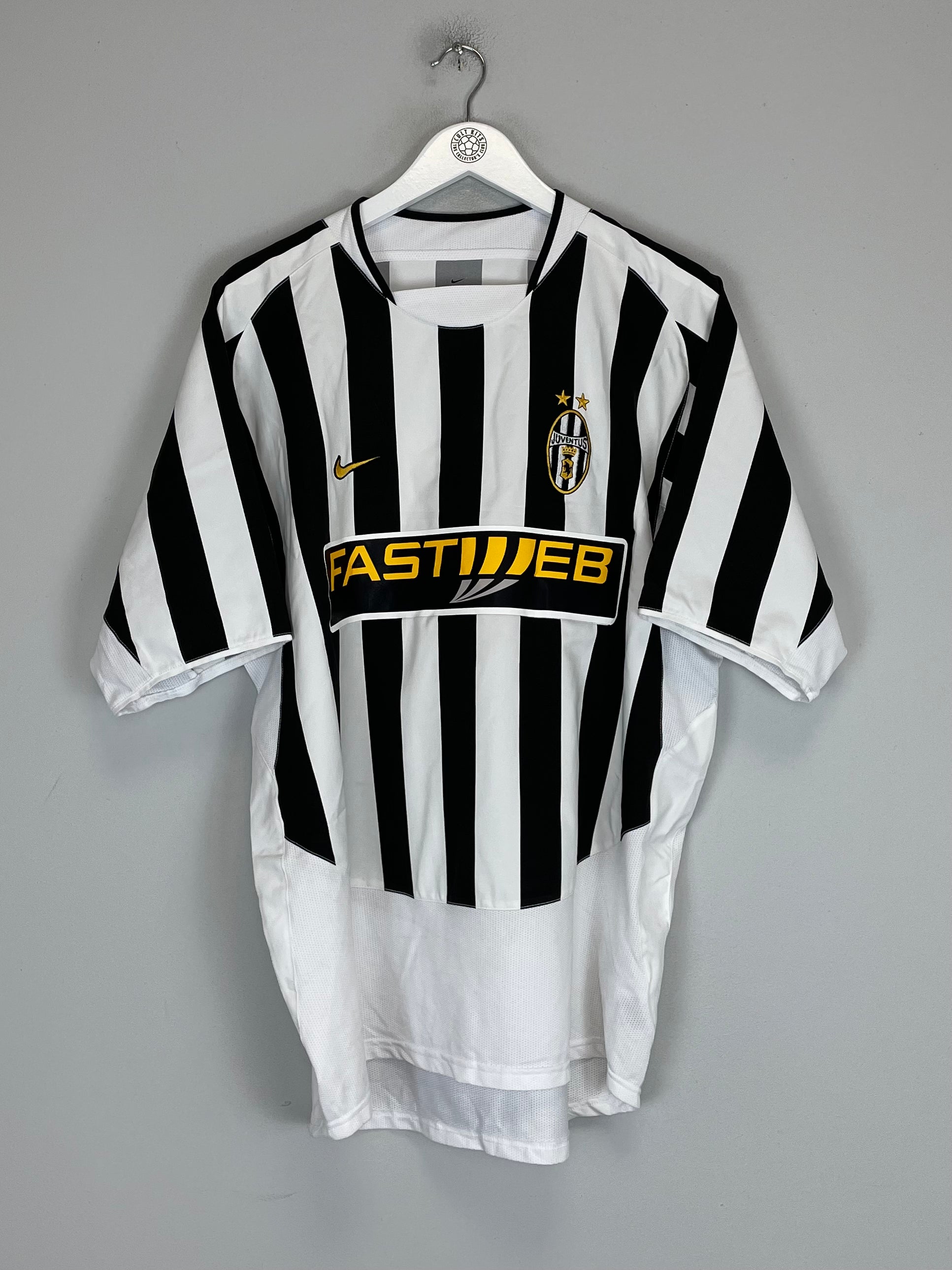 Shop 2003/04 JUVENTUS DEL PIERO #10 HOME SHIRT (XL) NIKE, classic football shirts, vintage football shirts & retro soccer jerseys at Cult Kits