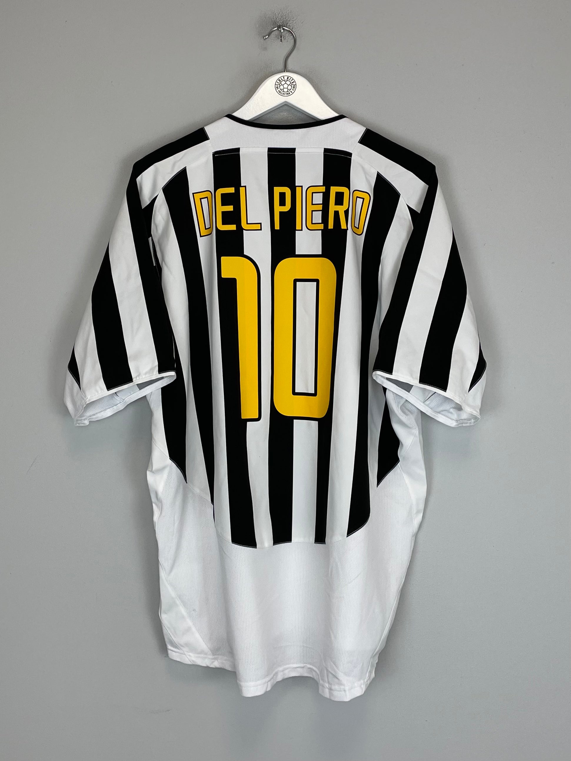 Shop 2003/04 JUVENTUS DEL PIERO #10 HOME SHIRT (XL) NIKE, classic football shirts, vintage football shirts & retro soccer jerseys at Cult Kits
