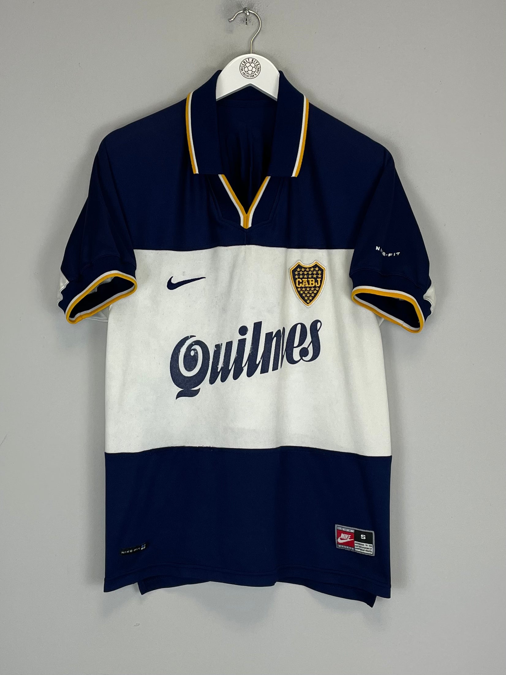 Shop 1998/99 BOCA JUNIORS AWAY SHIRT (S) NIKE, classic football shirts, vintage football shirts & retro soccer jerseys at Cult Kits