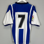 Shop 2004/05 DEPORTIVO #7 HOME SHIRT (S) JOMA, classic football shirts, vintage football shirts & retro soccer jerseys at Cult Kits
