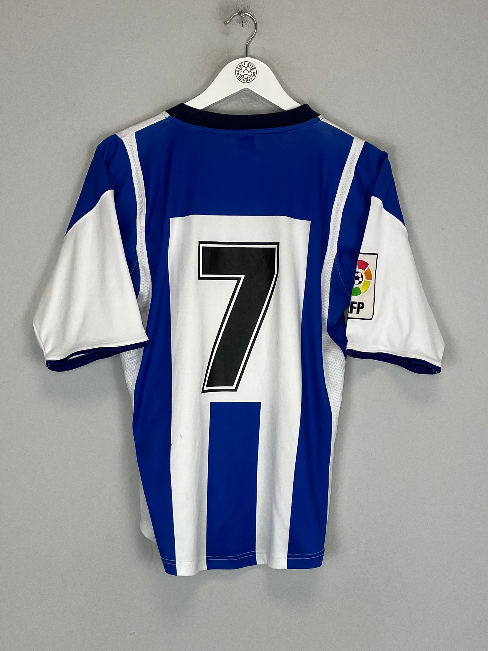 Shop 2004/05 DEPORTIVO #7 HOME SHIRT (S) JOMA, classic football shirts, vintage football shirts & retro soccer jerseys at Cult Kits