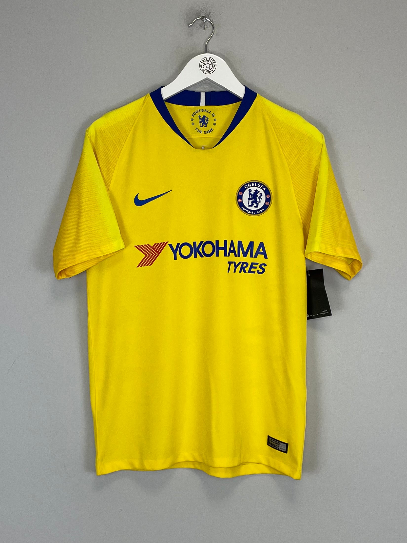 Shop 2018/19 CHELSEA HAZARD #10 *BNWT* AWAY SHIRT (M) NIKE, classic football shirts, vintage football shirts & retro soccer jerseys at Cult Kits