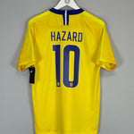 Shop 2018/19 CHELSEA HAZARD #10 *BNWT* AWAY SHIRT (M) NIKE, classic football shirts, vintage football shirts & retro soccer jerseys at Cult Kits