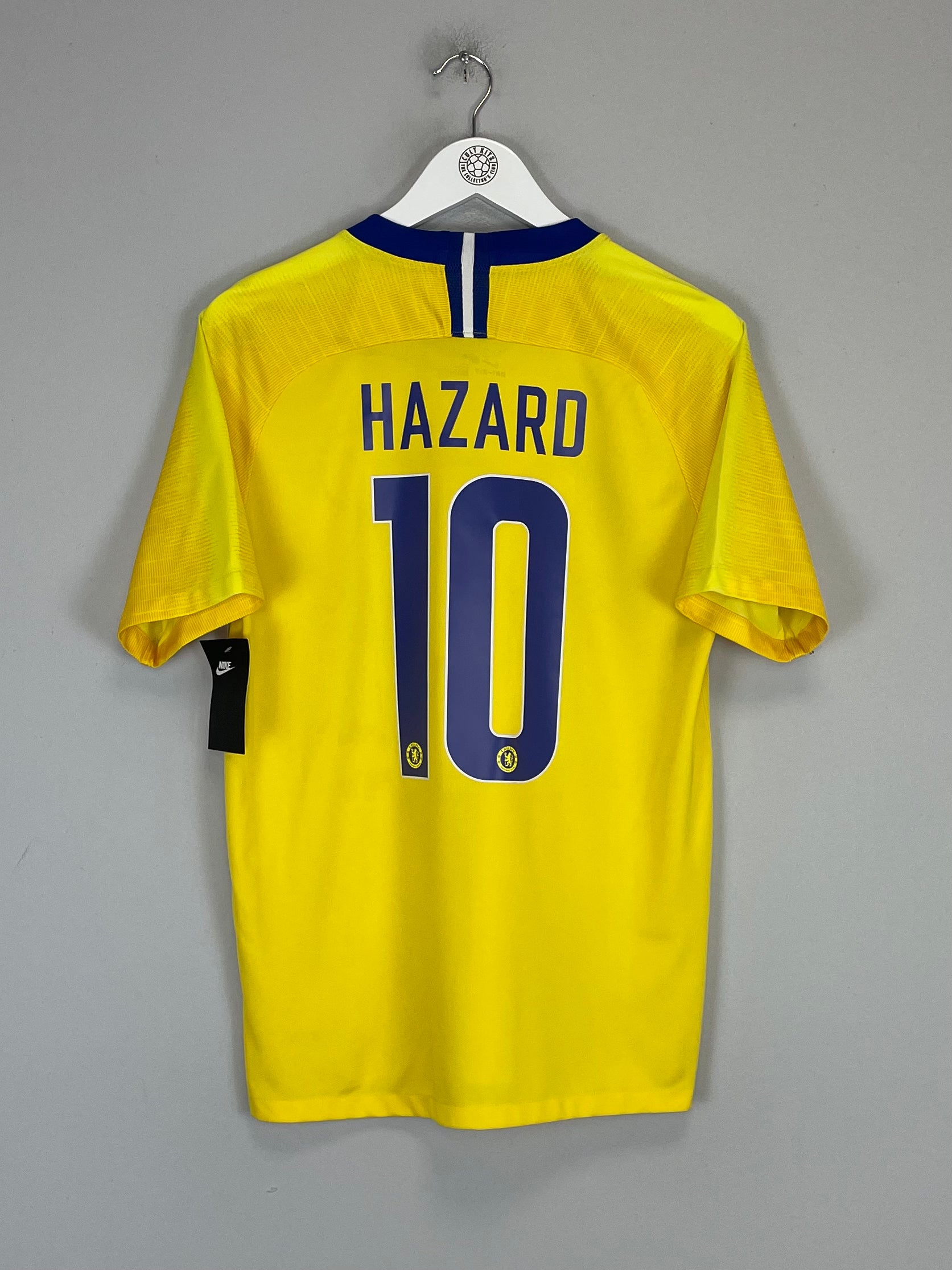Shop 2018/19 CHELSEA HAZARD #10 *BNWT* AWAY SHIRT (M) NIKE, classic football shirts, vintage football shirts & retro soccer jerseys at Cult Kits