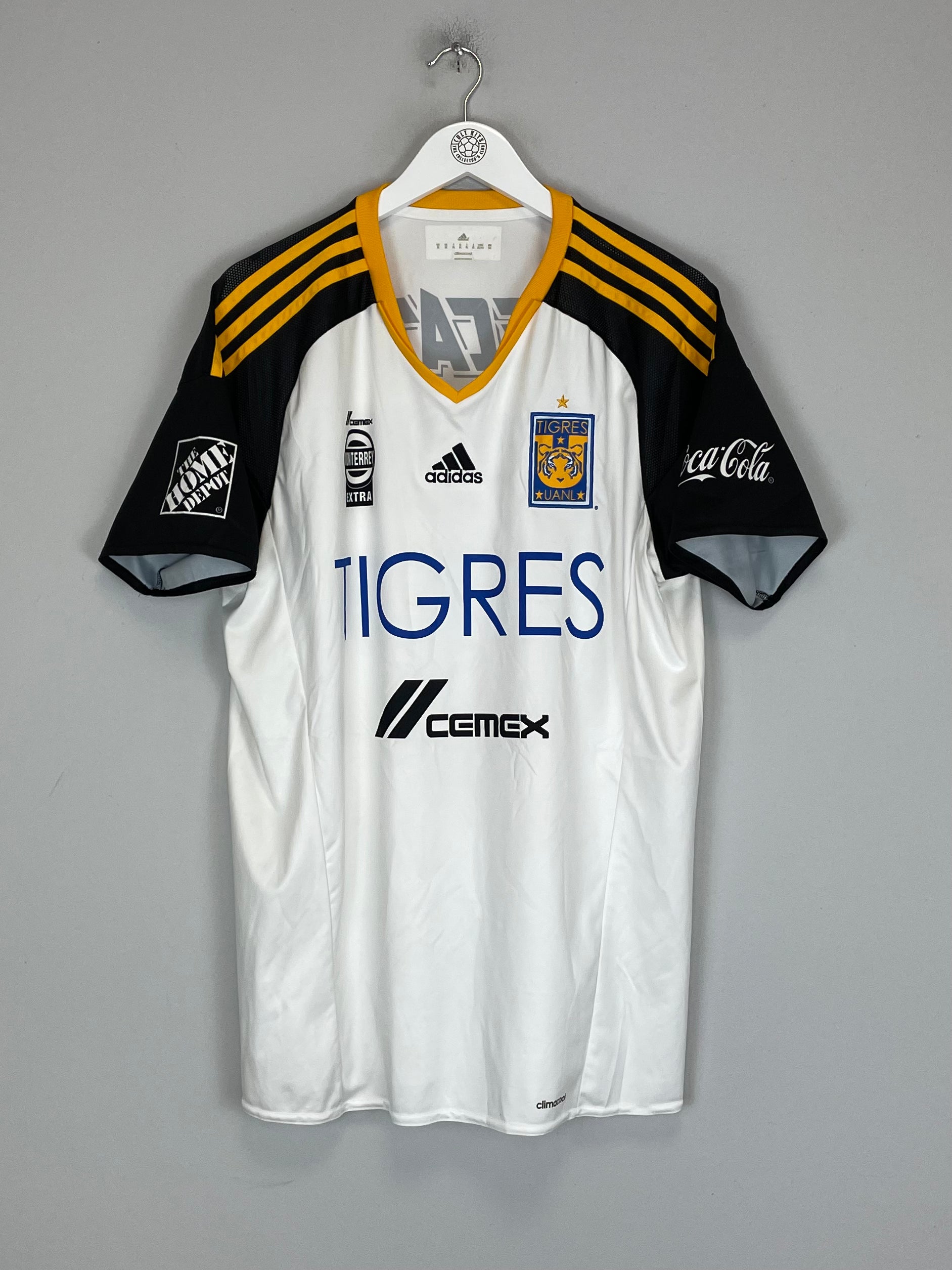 Shop 2015/16 TIGRES THIRD SHIRT (XL) ADIDAS, classic football shirts, vintage football shirts & retro soccer jerseys at Cult Kits