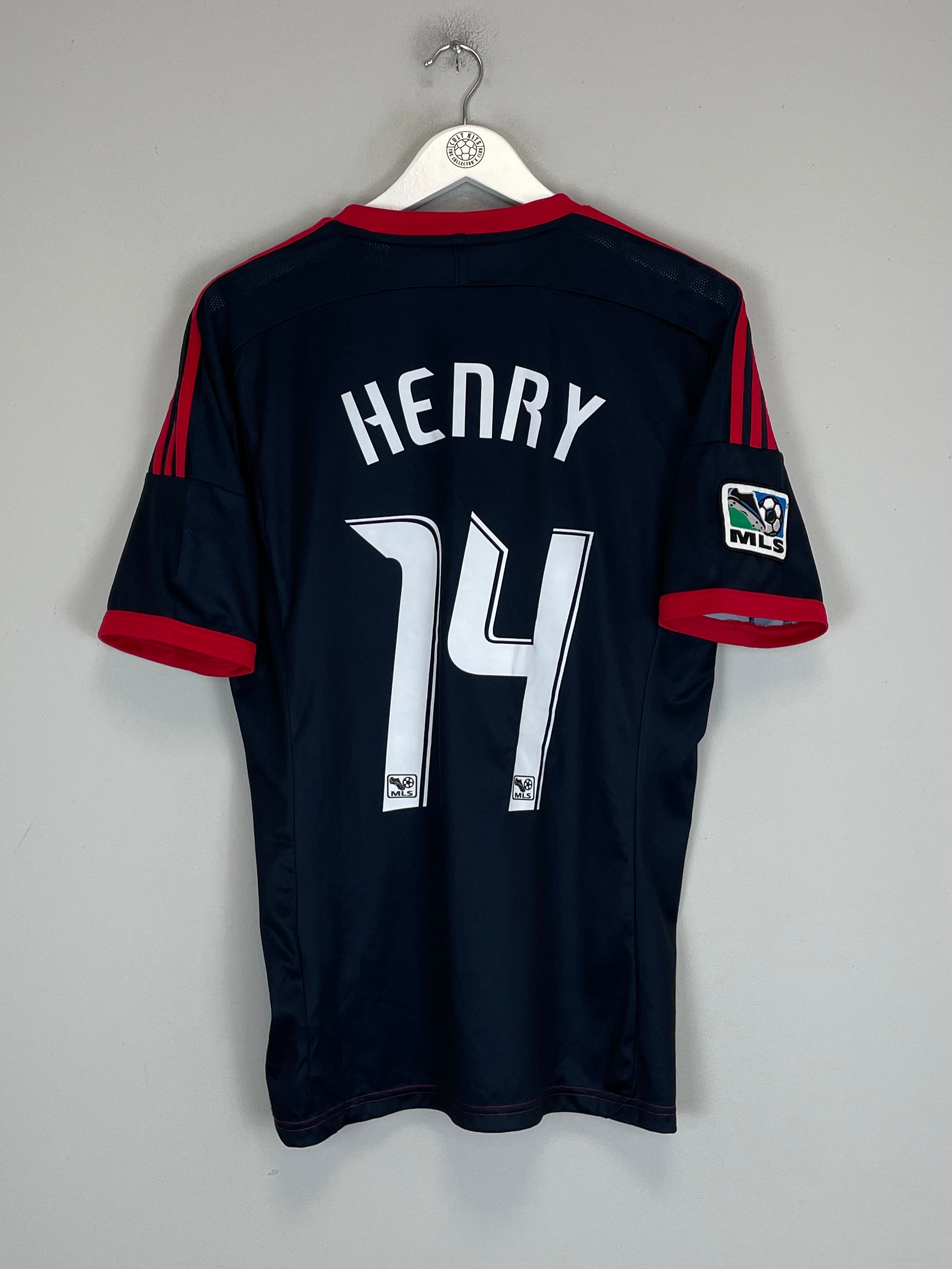 Shop 2013/14 NEW YORK RED BULLS HENRY #14 THIRD SHIRT (M) ADIDAS, classic football shirts, vintage football shirts & retro soccer jerseys at Cult Kits