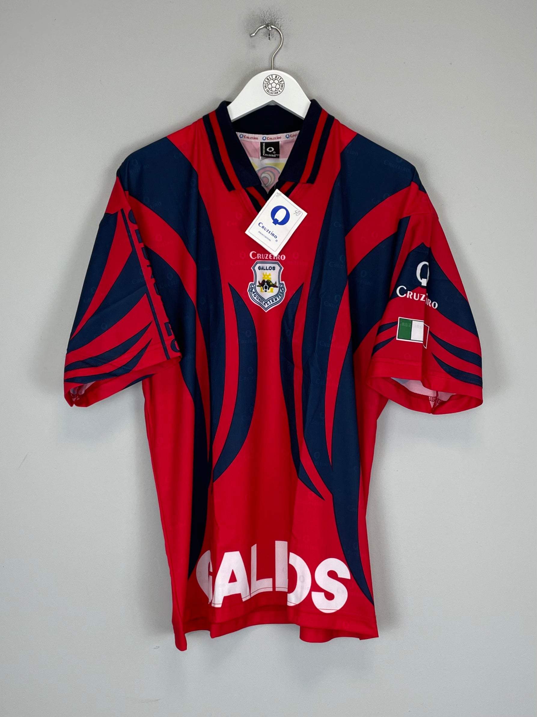 Shop 1997/98 GALLOS DE AGUASCALIENTES *BNWT* AWAY SHIRT (L) CRUZEIRO, classic football shirts, vintage football shirts & retro soccer jerseys at Cult Kits