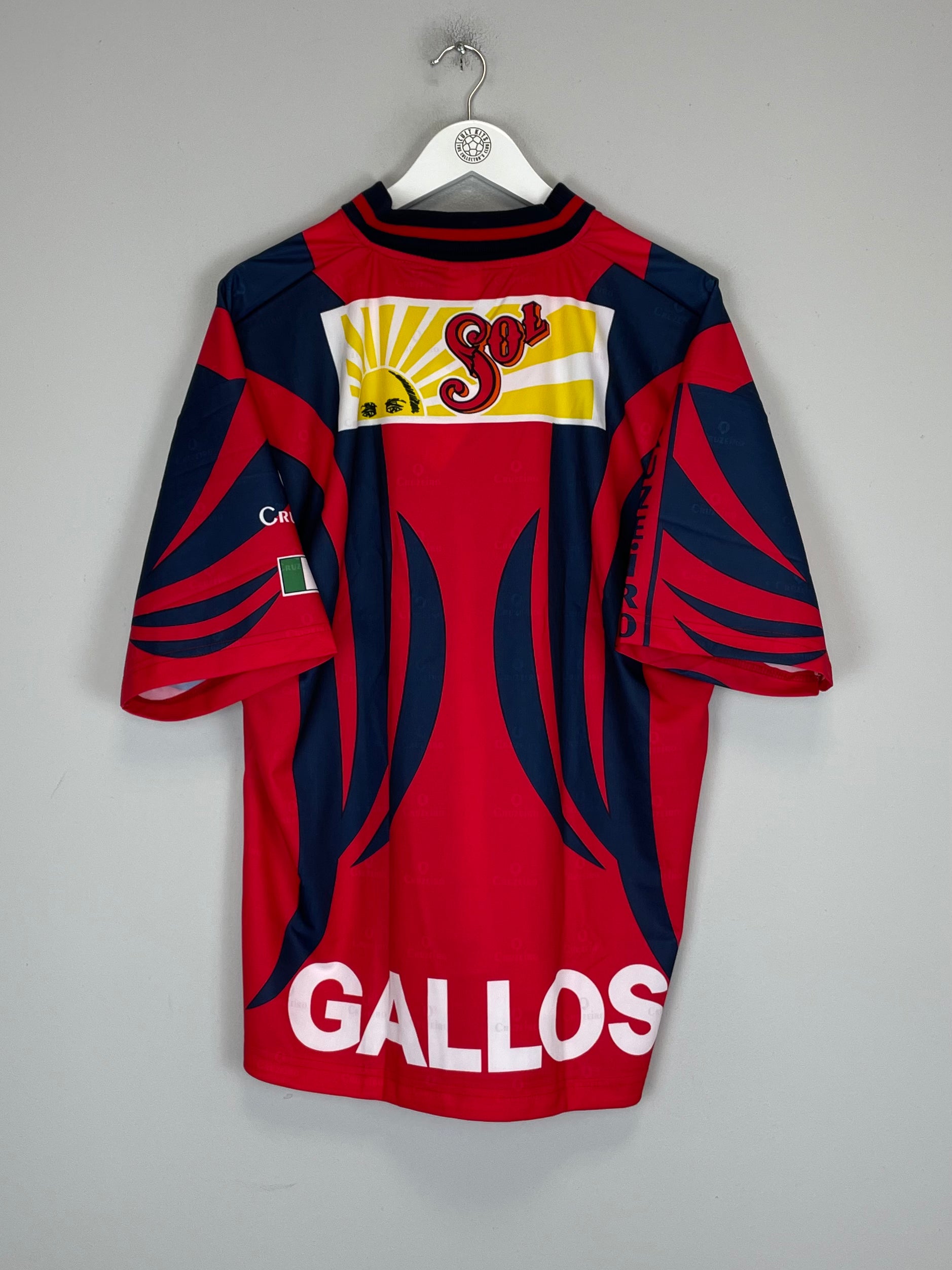 Shop 1997/98 GALLOS DE AGUASCALIENTES *BNWT* AWAY SHIRT (L) CRUZEIRO, classic football shirts, vintage football shirts & retro soccer jerseys at Cult Kits
