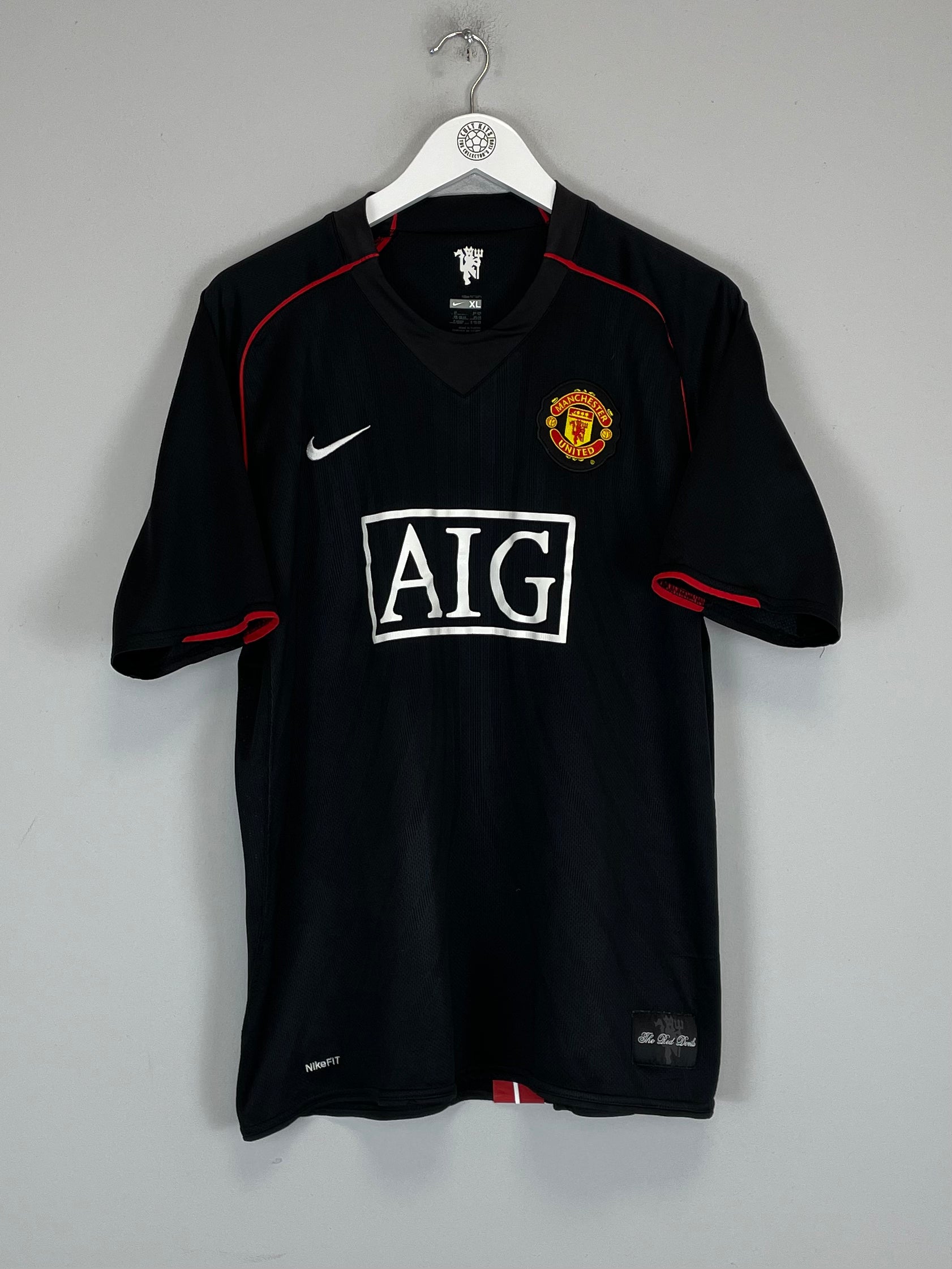 Shop 2007/08 MANCHESTER UNITED RONALDO #7 AWAY SHIRT (XL) NIKE, classic football shirts, vintage football shirts & retro soccer jerseys at Cult Kits