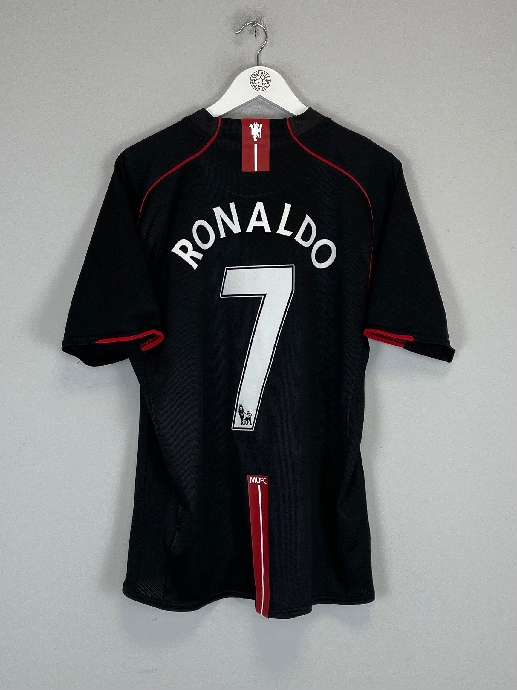 Shop 2007/08 MANCHESTER UNITED RONALDO #7 AWAY SHIRT (XL) NIKE, classic football shirts, vintage football shirts & retro soccer jerseys at Cult Kits