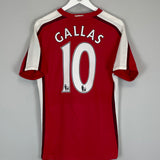 Shop 2008/10 ARSENAL GALLAS #10 HOME SHIRT (S) NIKE, classic football shirts, vintage football shirts & retro soccer jerseys at Cult Kits