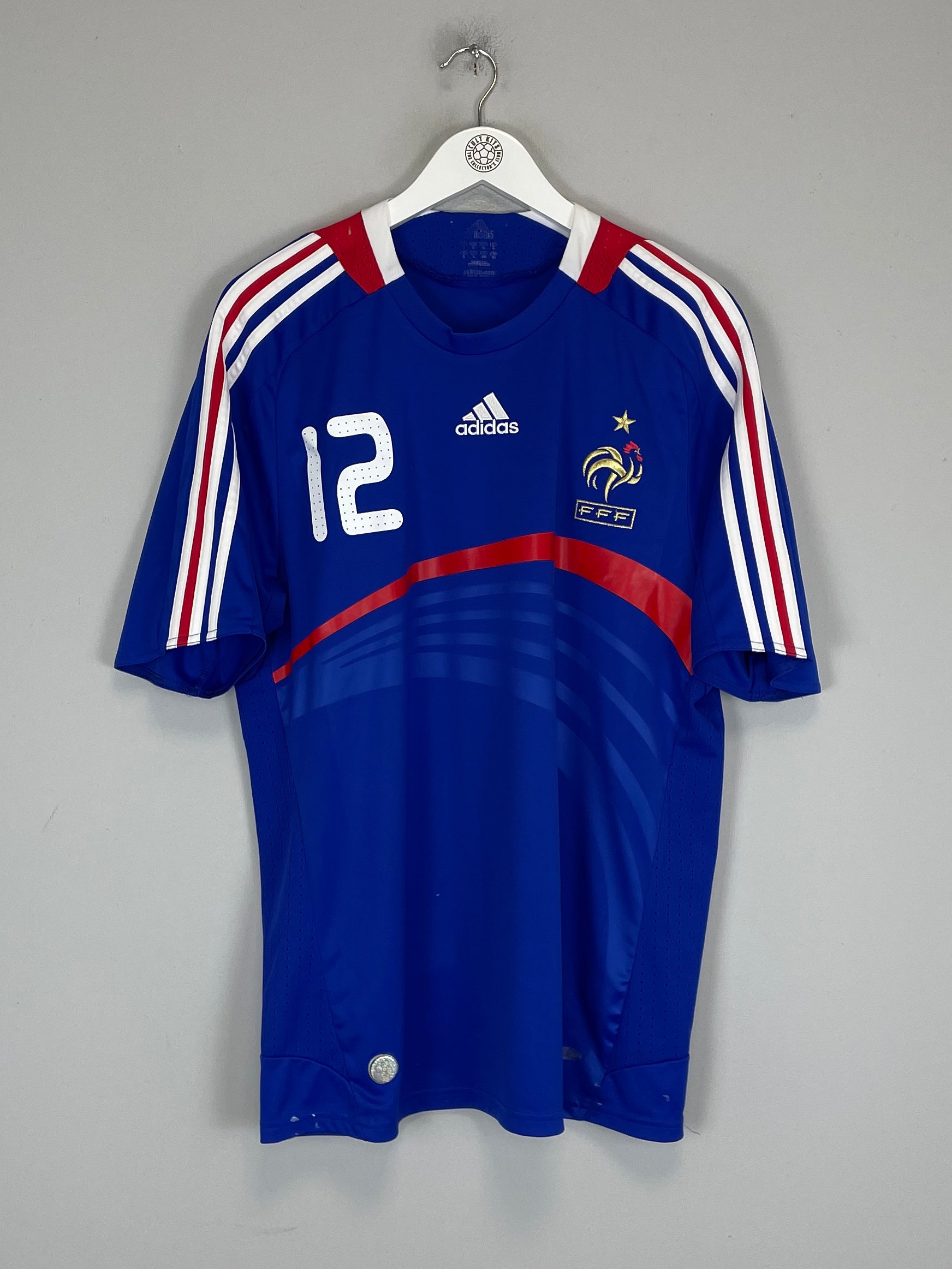 Shop 2007/08 FRANCE HENRY #12 HOME SHIRT (L) ADIDAS, classic football shirts, vintage football shirts & retro soccer jerseys at Cult Kits