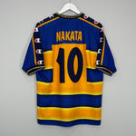 Shop 2002/03 PARMA NAKATA #10 HOME SHIRT (M) CHAMPION, classic football shirts, vintage football shirts & retro soccer jerseys at Cult Kits