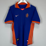 Shop 1997/98 NETHERLANDS AWAY SHIRT (M) NIKE, classic football shirts, vintage football shirts & retro soccer jerseys at Cult Kits