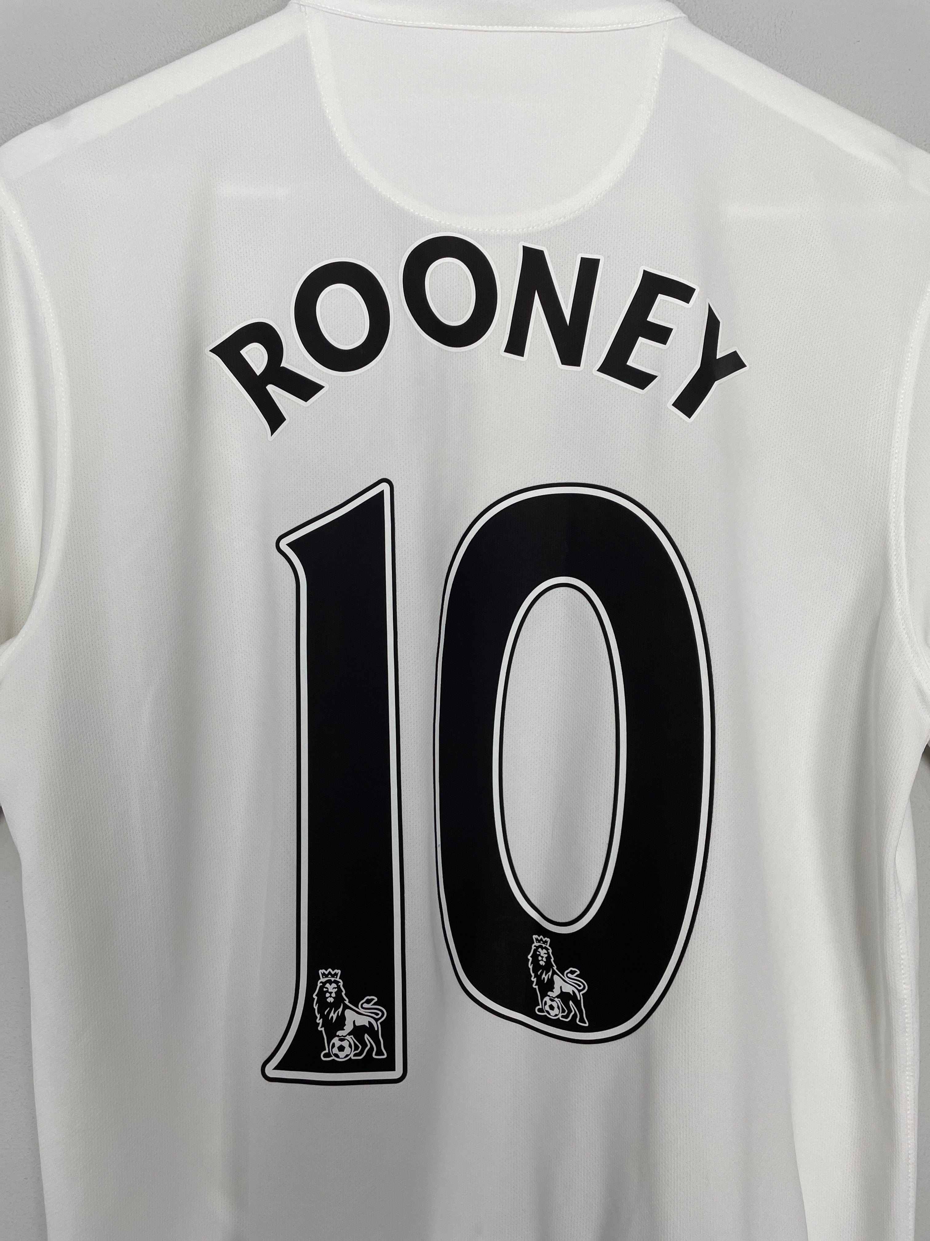 Shop 2014/15 MANCHESTER UNITED ROONEY #10 AWAY SHIRT (M) NIKE, classic football shirts, vintage football shirts & retro soccer jerseys at Cult Kits