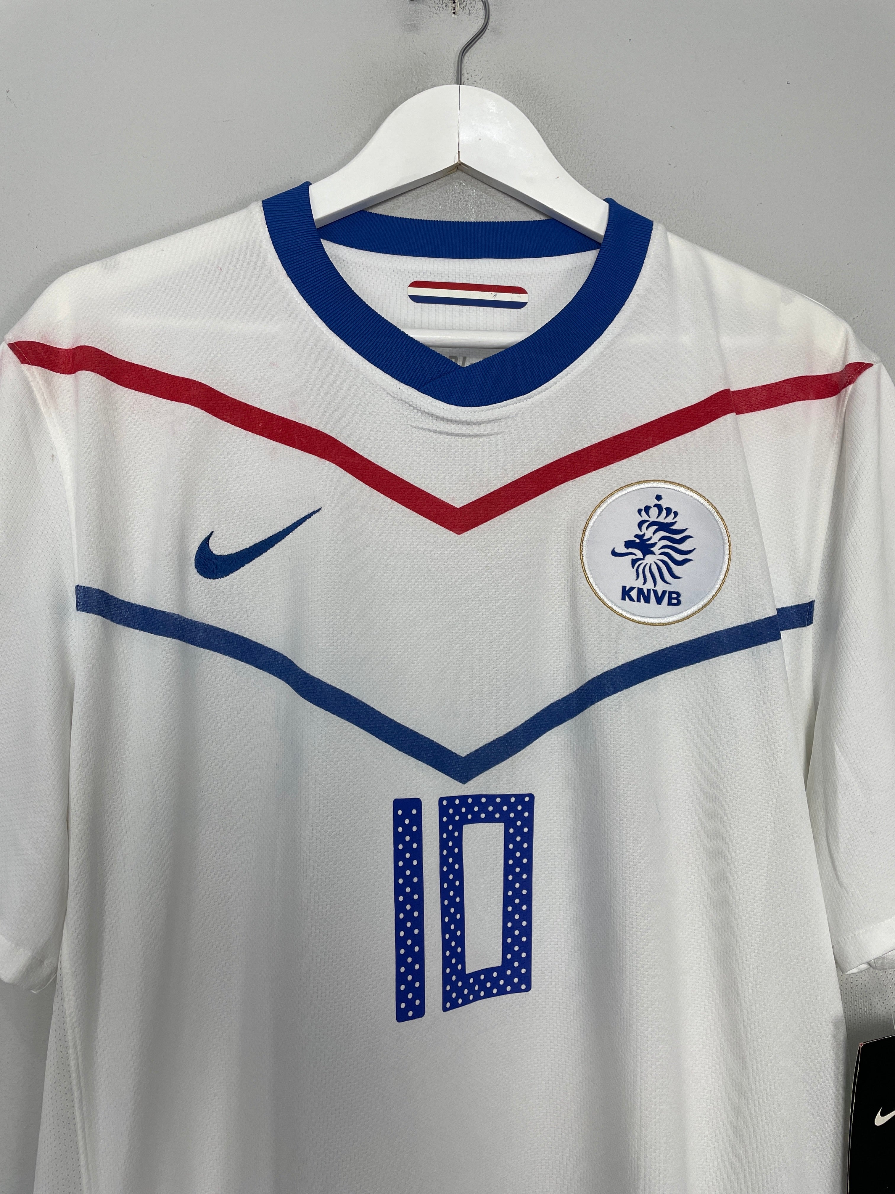 Shop 2010/11 NETHERLANDS SNEIJDER #10 *BNWT* AWAY SHIRT (XL) NIKE, classic football shirts, vintage football shirts & retro soccer jerseys at Cult Kits