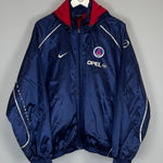 Shop 2001/02 PSG TRACK JACKET (M) NIKE, classic football shirts, vintage football shirts & retro soccer jerseys at Cult Kits