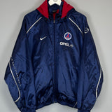 Shop 2001/02 PSG TRACK JACKET (M) NIKE, classic football shirts, vintage football shirts & retro soccer jerseys at Cult Kits